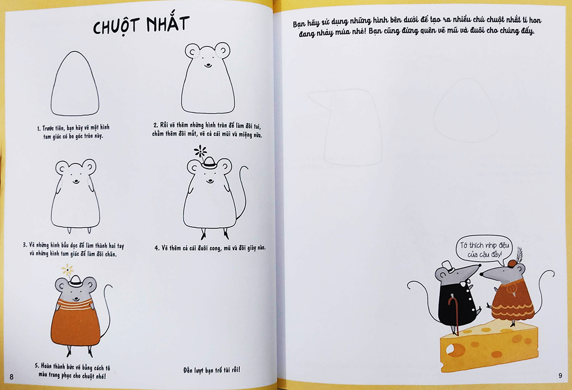 vẽ theo phong cách kawaii với 5 bước đơn giản - thế giới động vật