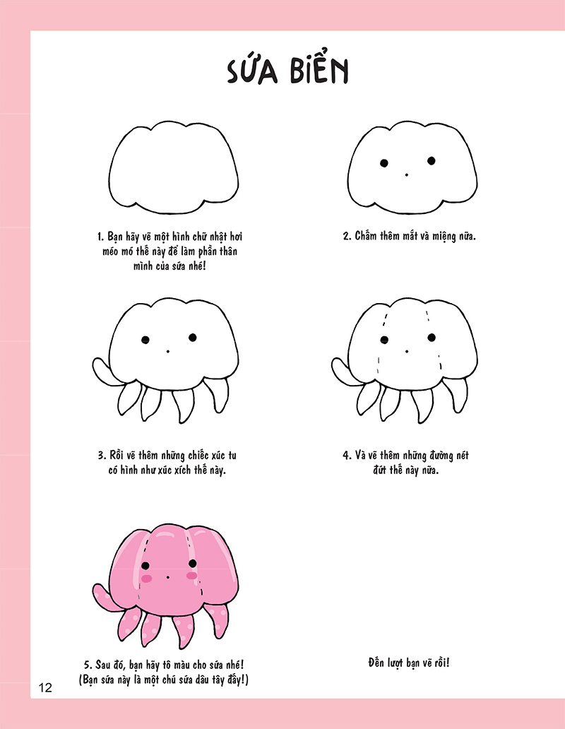vẽ theo phong cách kawaii với 5 bước đơn giản - thế giới muôn màu