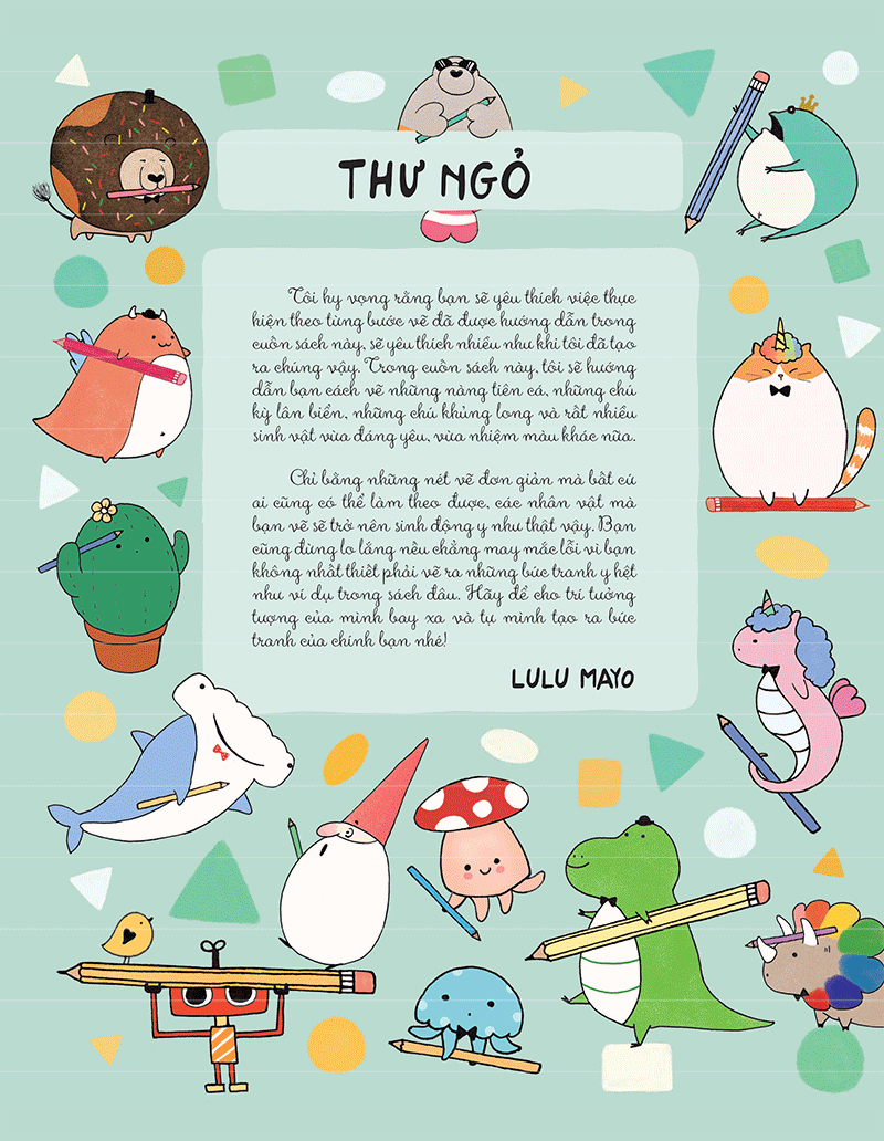 vẽ theo phong cách kawaii với 5 bước đơn giản - thế giới muôn màu