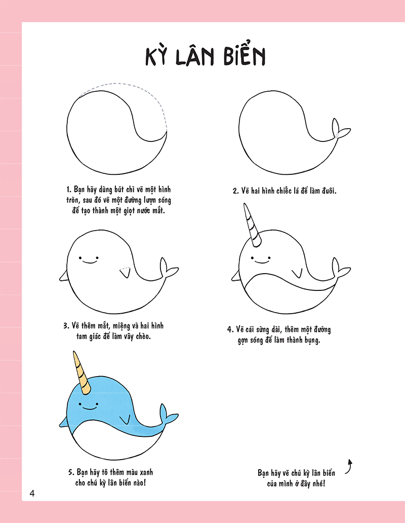 vẽ theo phong cách kawaii với 5 bước đơn giản - thế giới muôn màu