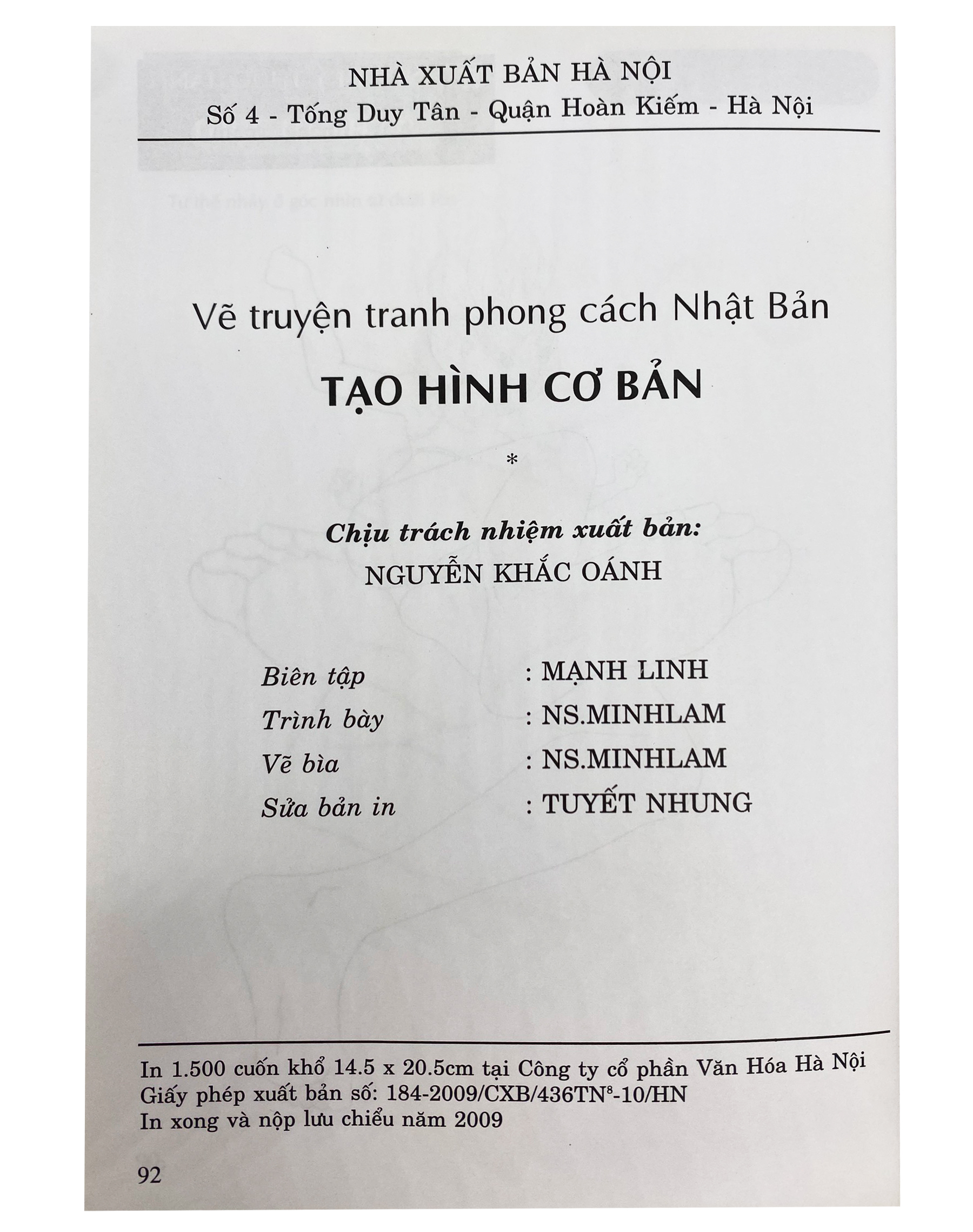 vẽ truyện tranh phong cách nhật bản - tạo hình cơ bản