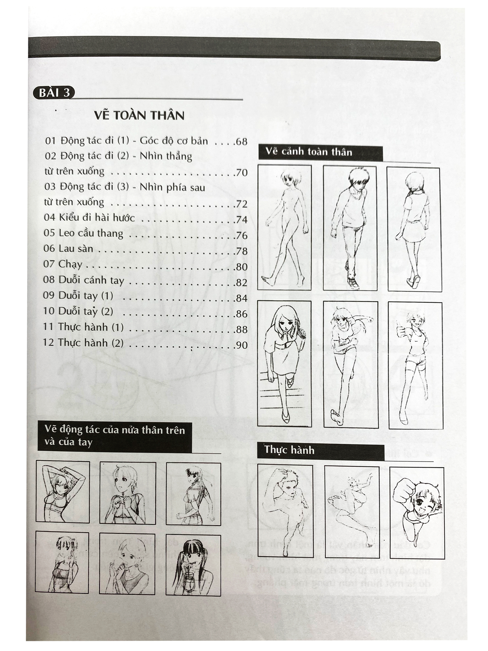 vẽ truyện tranh phong cách nhật bản - tạo hình cơ bản