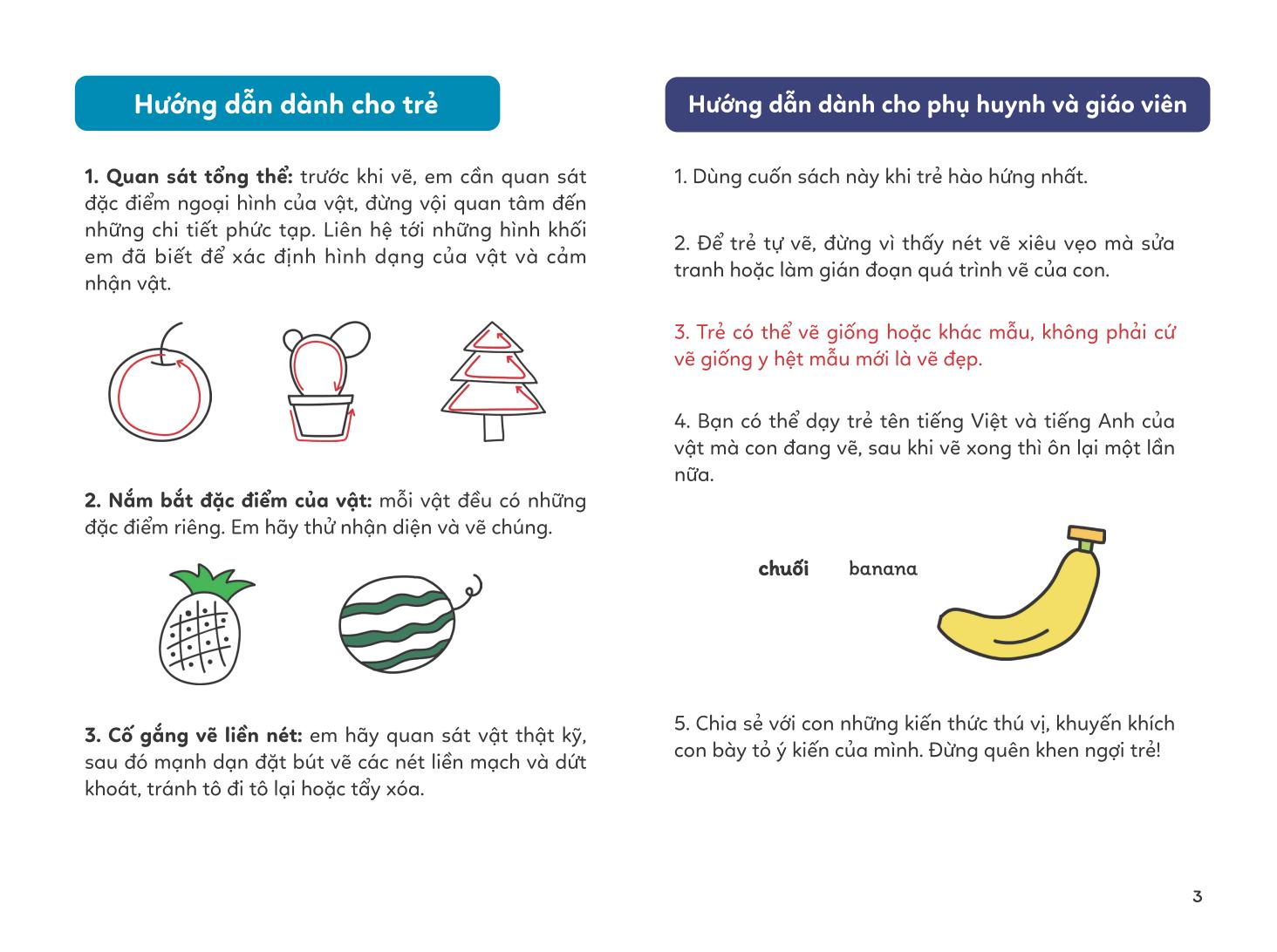 vẽ vạn vật từ những nét đơn giản - vẽ cỏ cây hoa lá