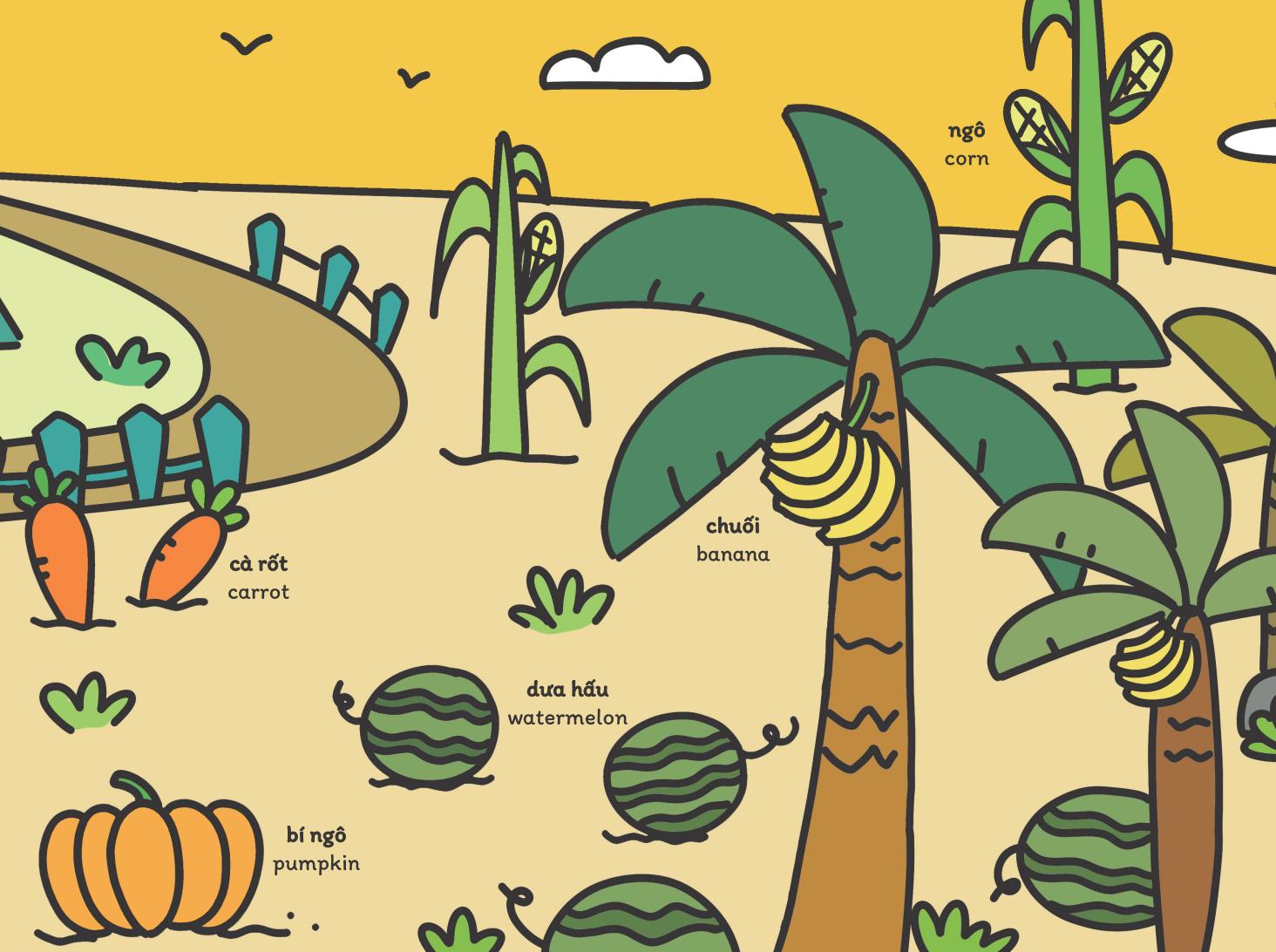 vẽ vạn vật từ những nét đơn giản - vẽ cỏ cây hoa lá