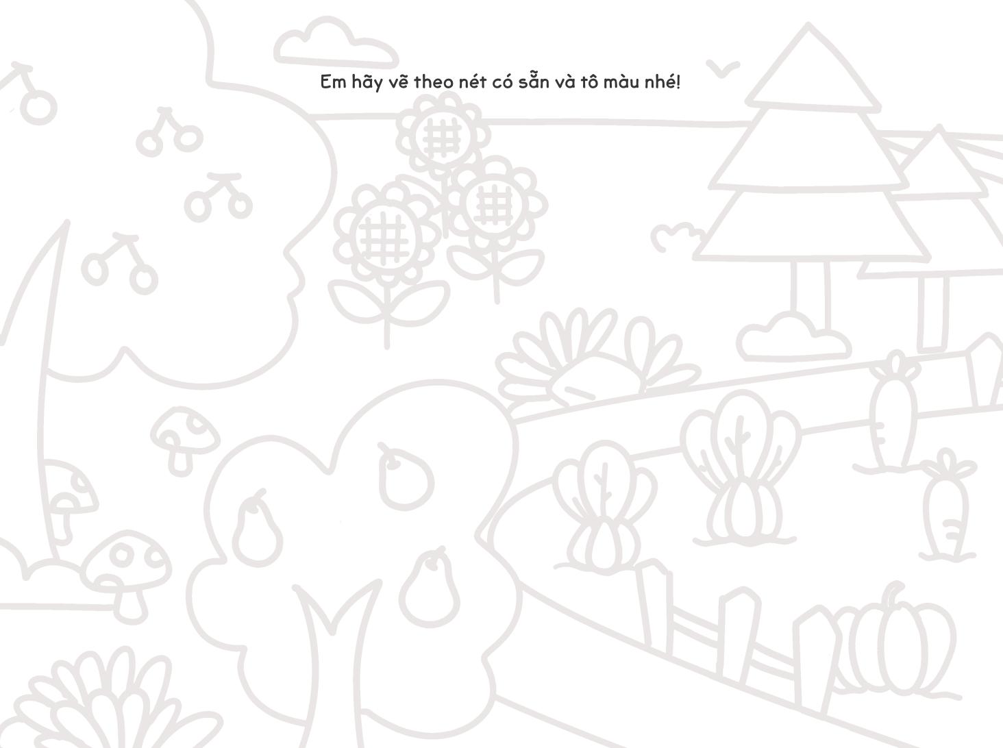 vẽ vạn vật từ những nét đơn giản - vẽ cỏ cây hoa lá