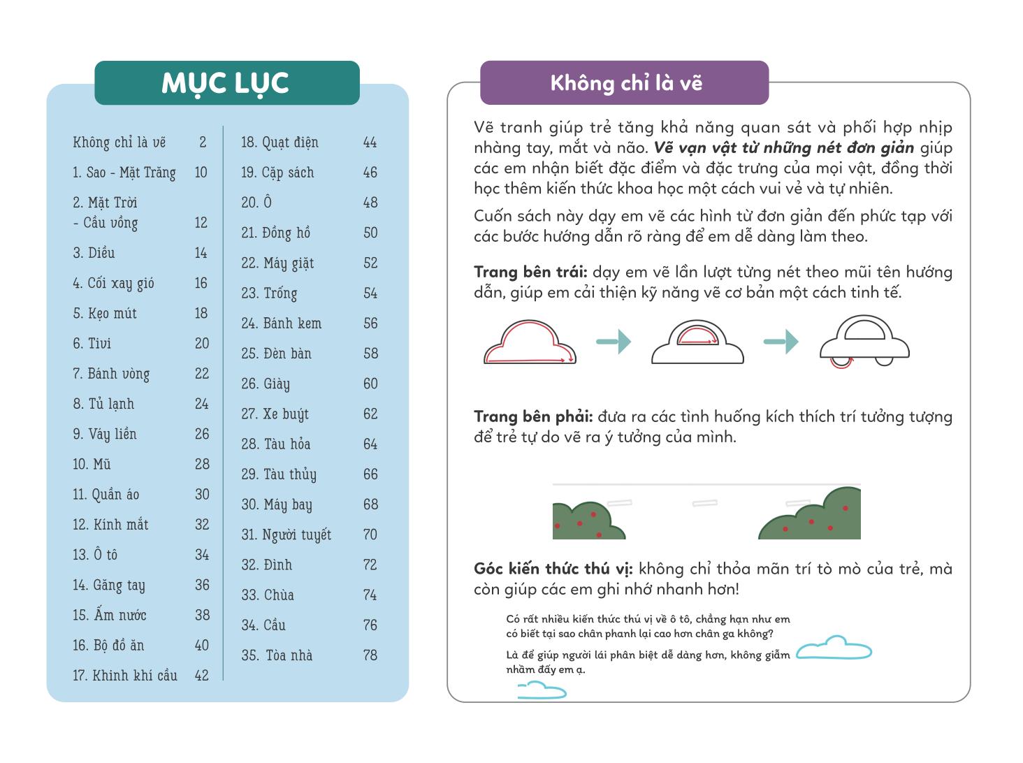 vẽ vạn vật từ những nét đơn giản - vẽ cuộc sống mến thương