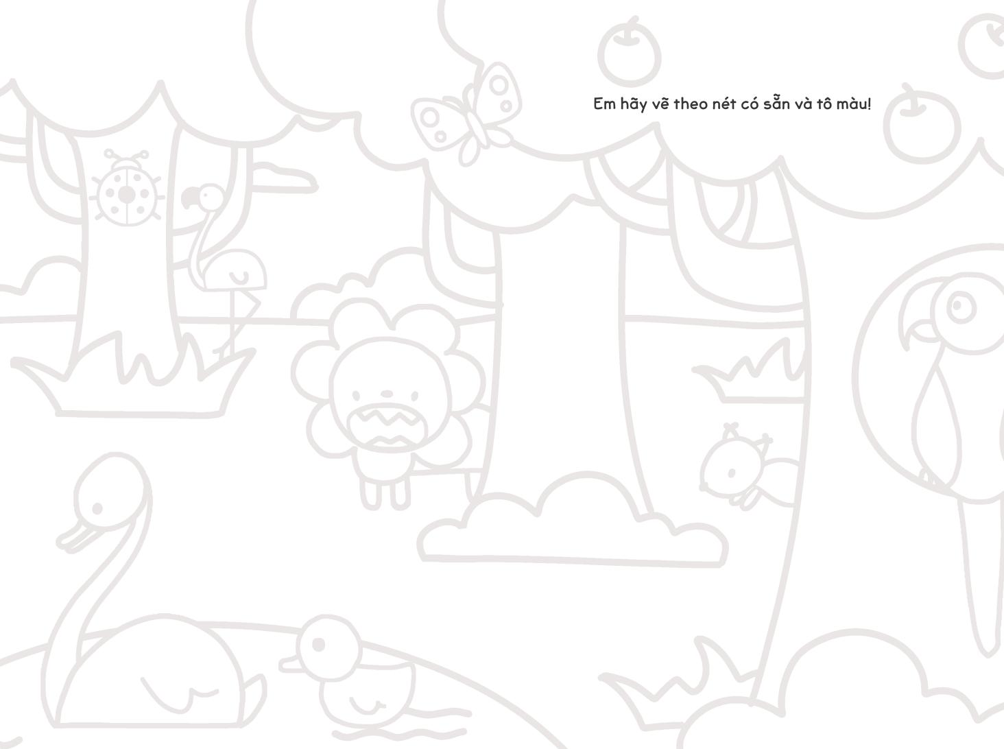 vẽ vạn vật từ những nét đơn giản - vẽ thú vật chim muông