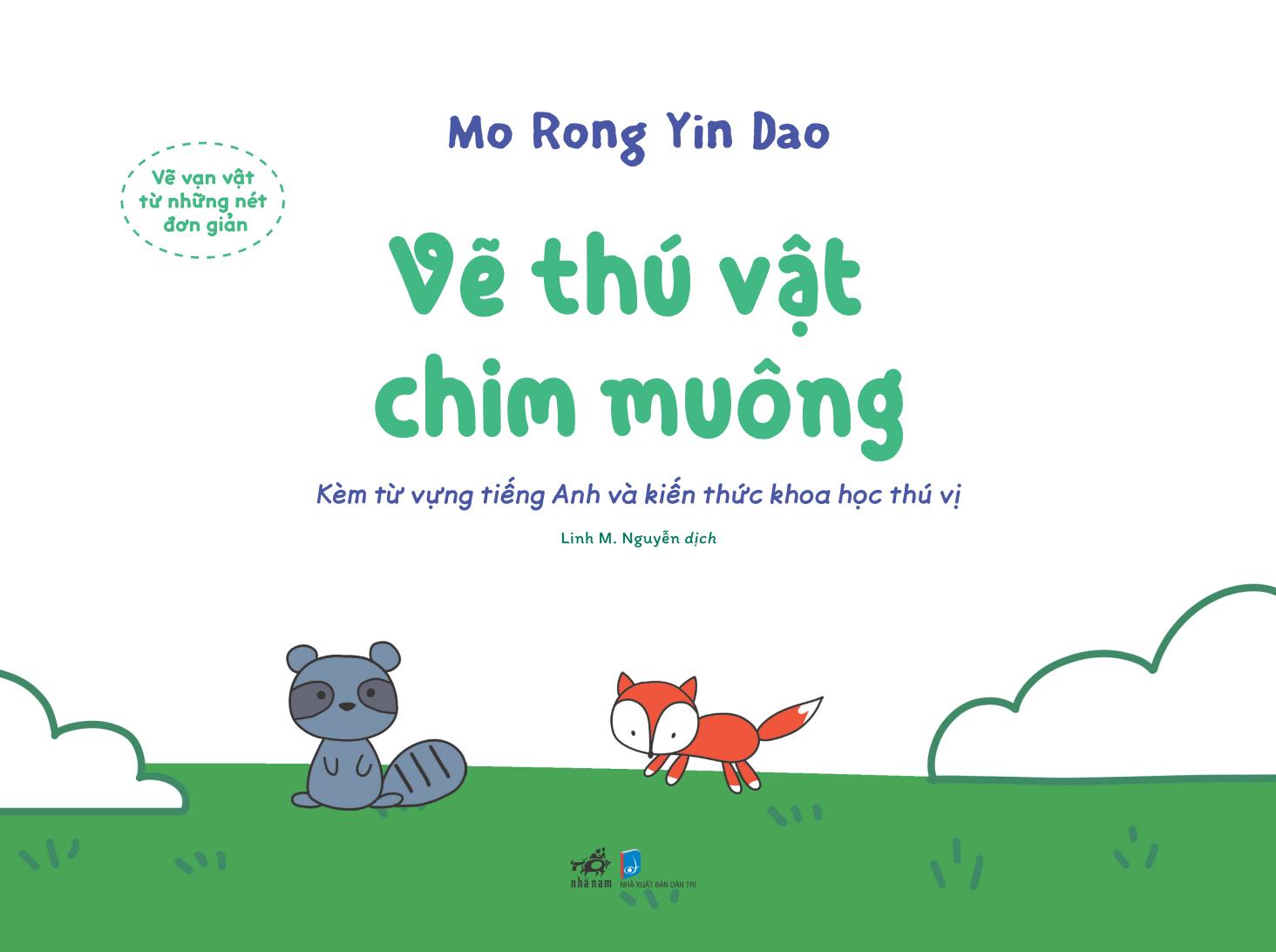 vẽ vạn vật từ những nét đơn giản - vẽ thú vật chim muông