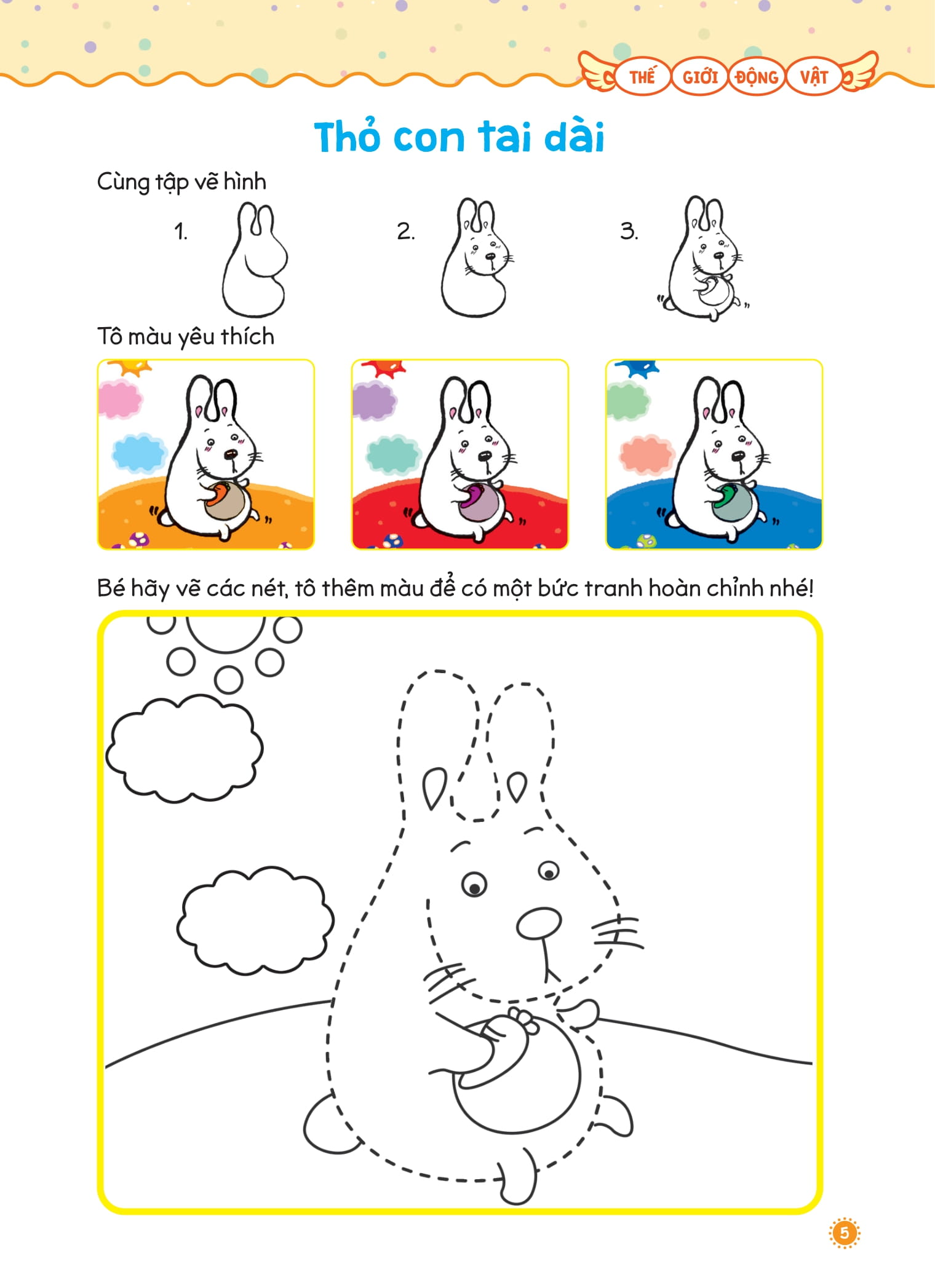 vẽ vời vui vẻ - thế giới động vật