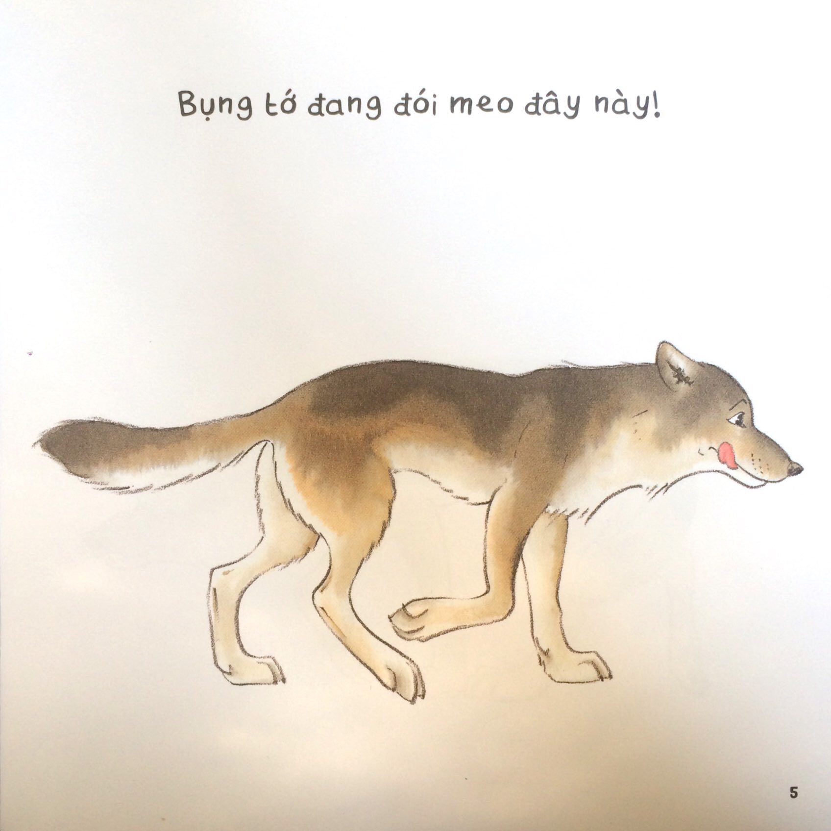 vẽ vui - vui vẽ - chó sói đói tham ăn