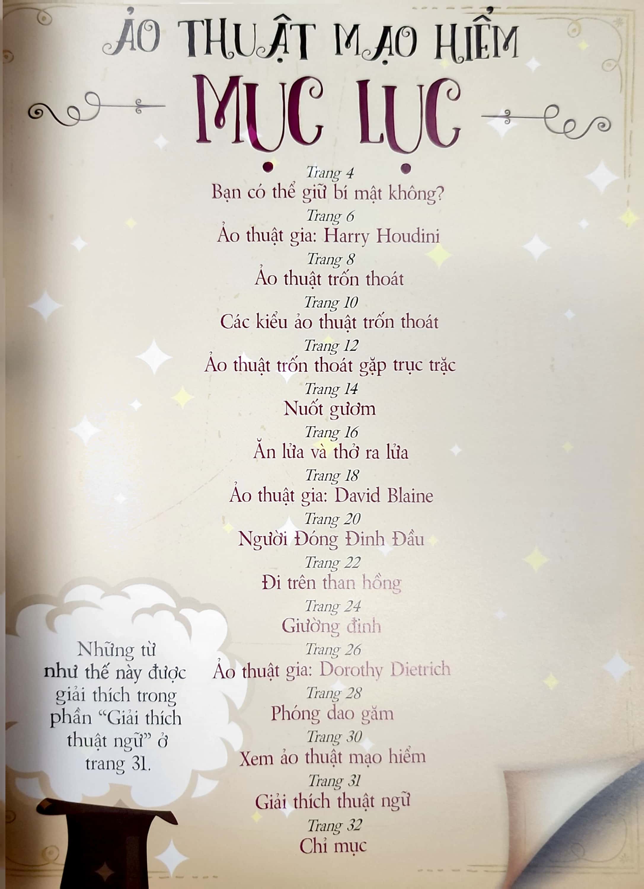 vén màn ảo thuật - ảo thuật mạo hiểm