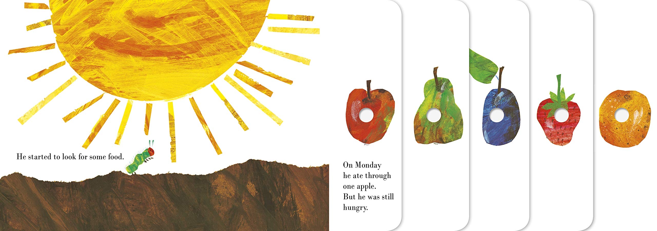 very hungry caterpillar board book