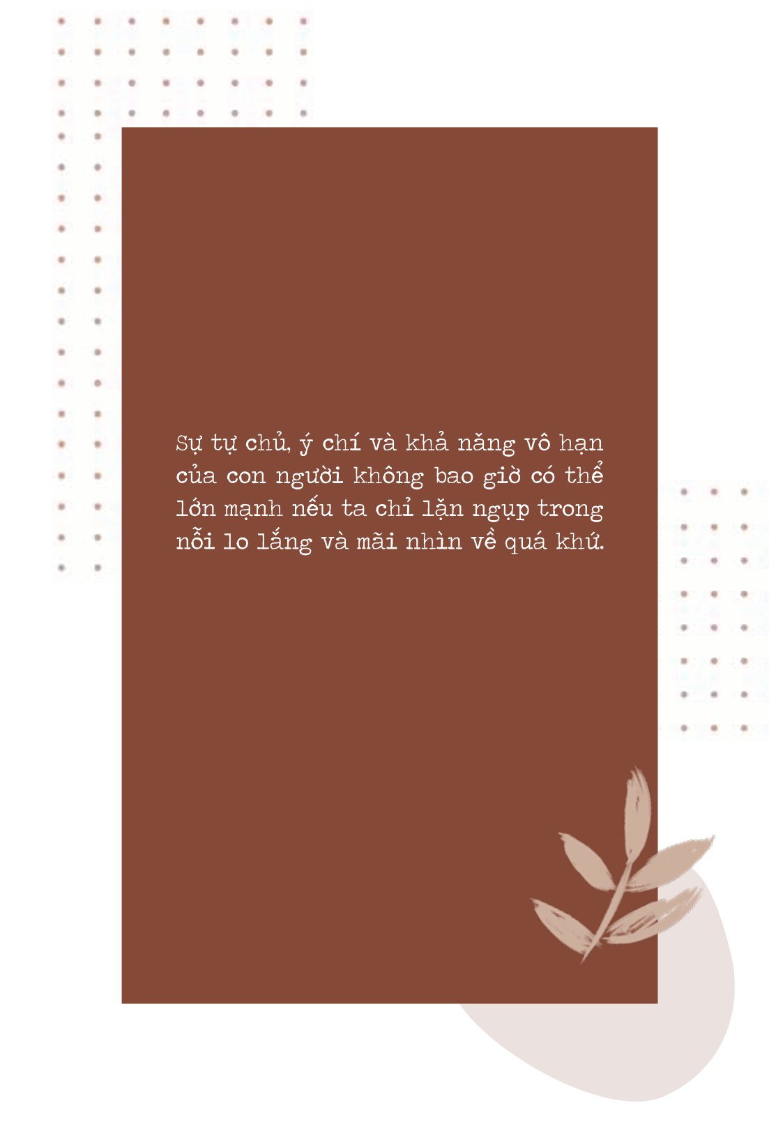 vì bạn mạnh mẽ hơn bạn nghĩ