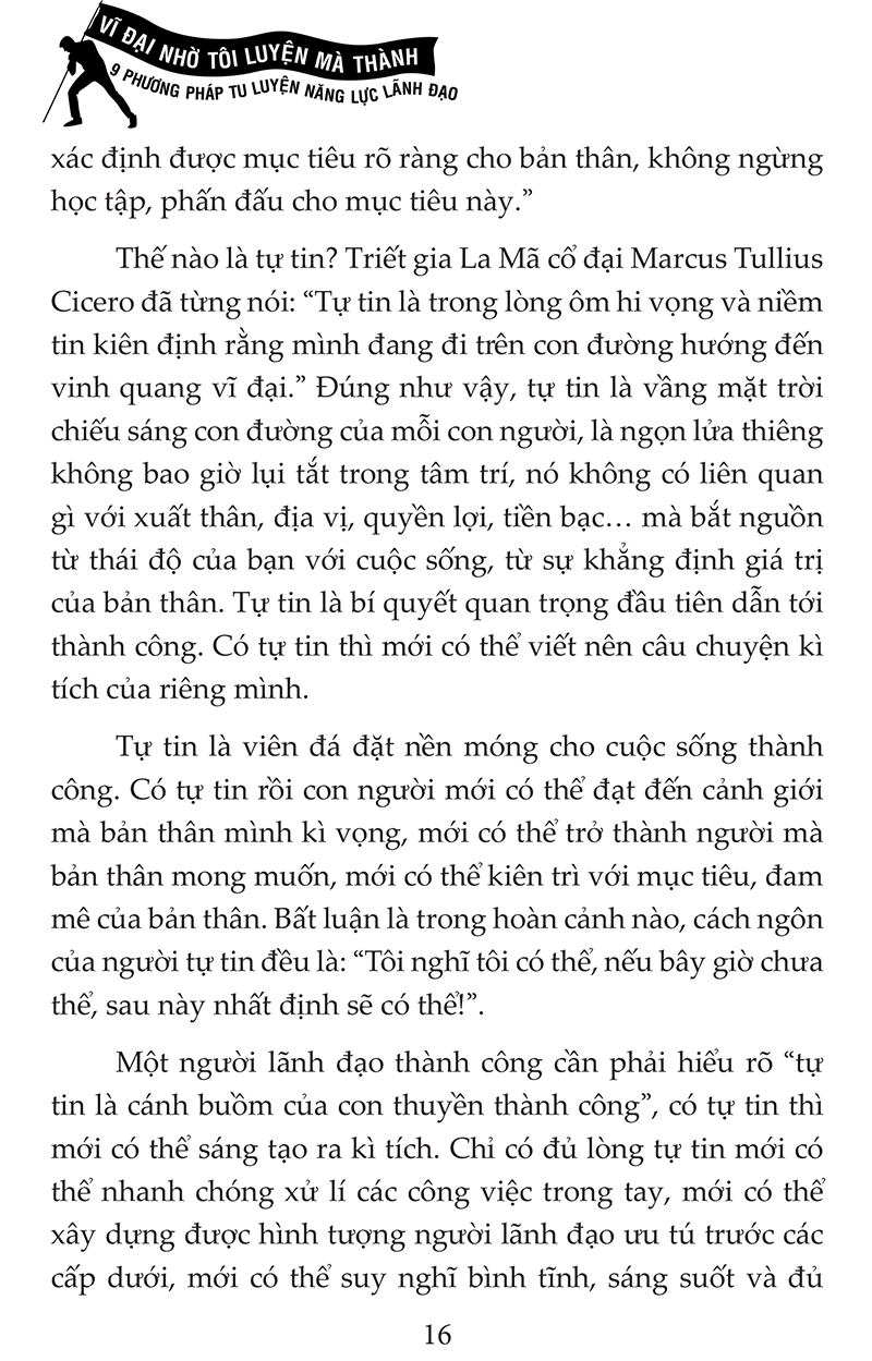 vĩ đại nhờ tôi luyện mà thành - 9 phương pháp tu luyện năng lực lãnh đạo