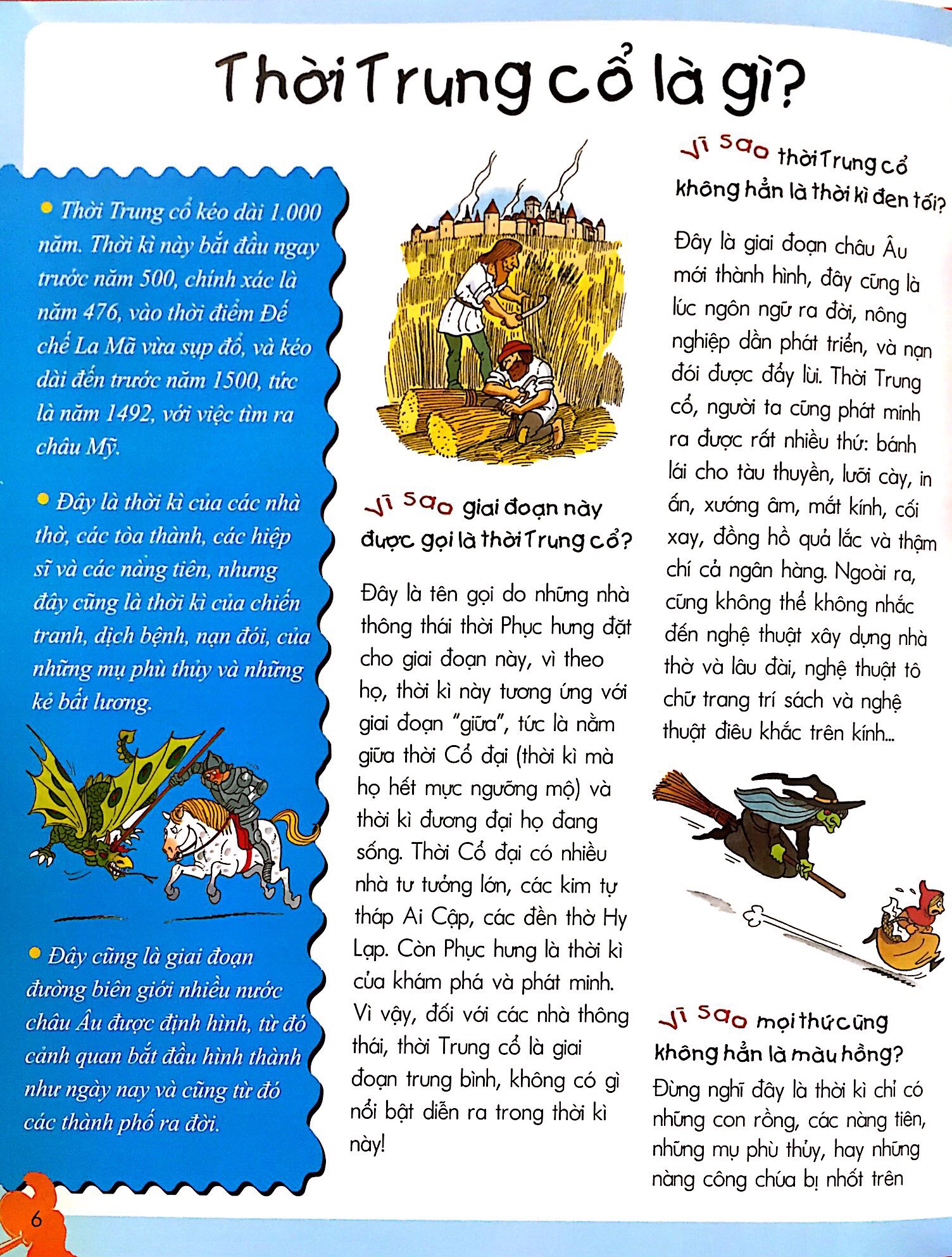 vì sao? như thế nào? - thời trung cổ