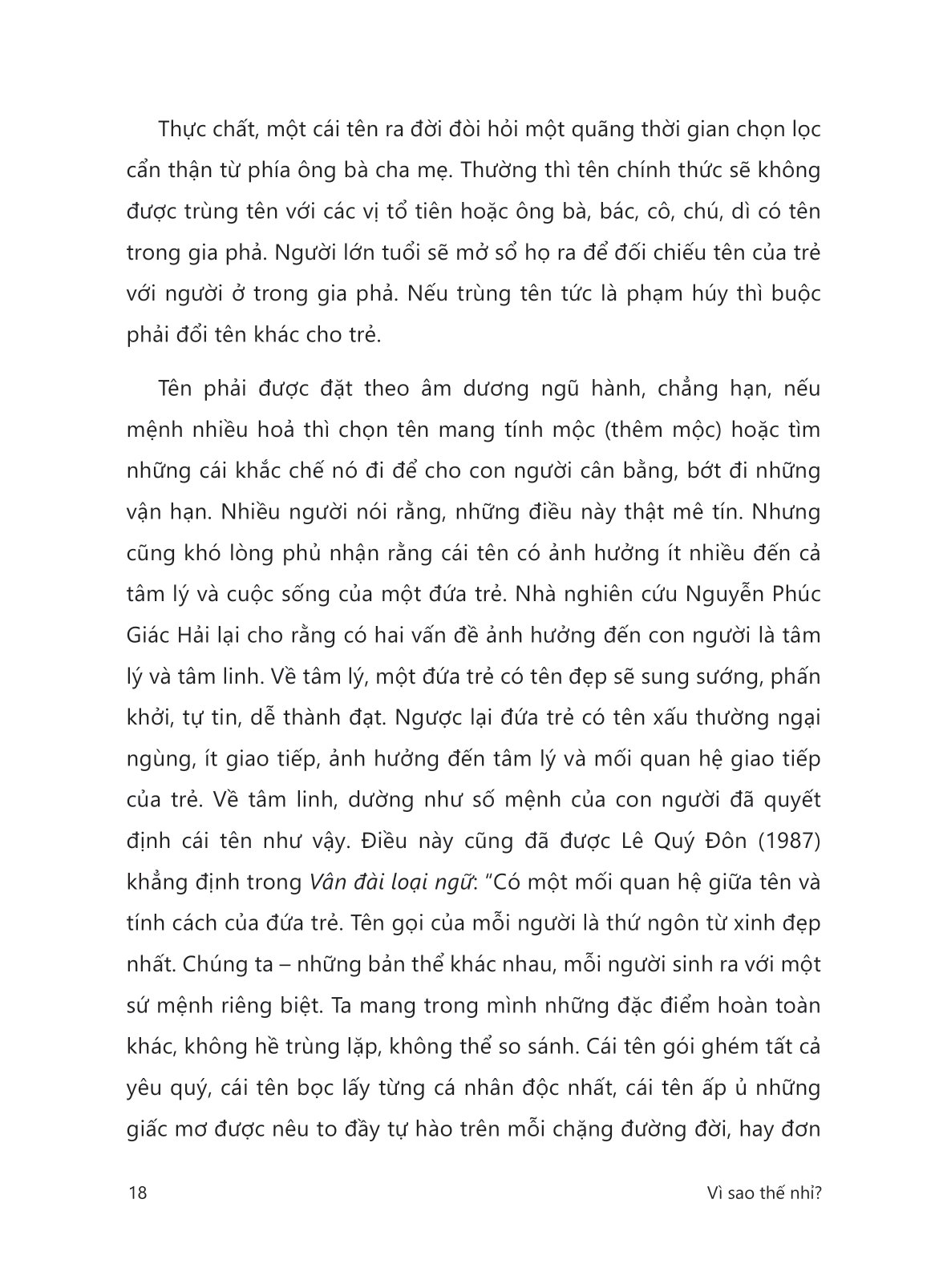 vì sao thế nhỉ? - một đứa trẻ đang tìm đường về nguồn