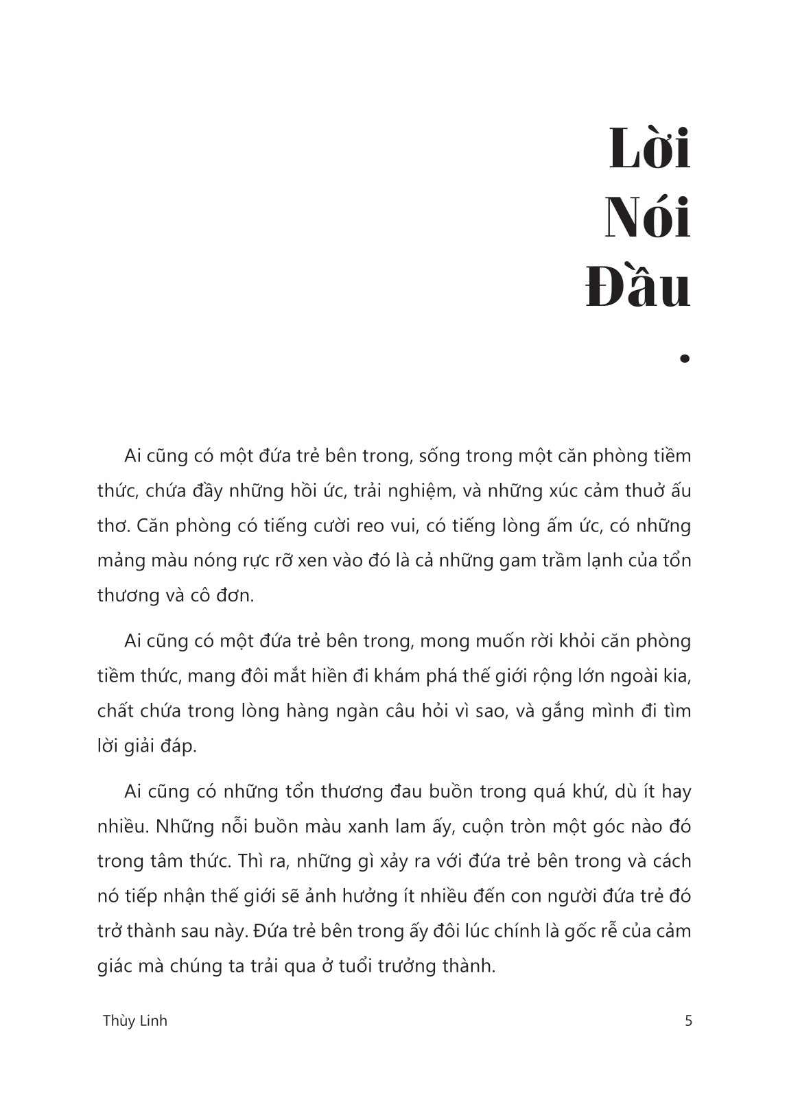 vì sao thế nhỉ? - một đứa trẻ đang tìm đường về nguồn