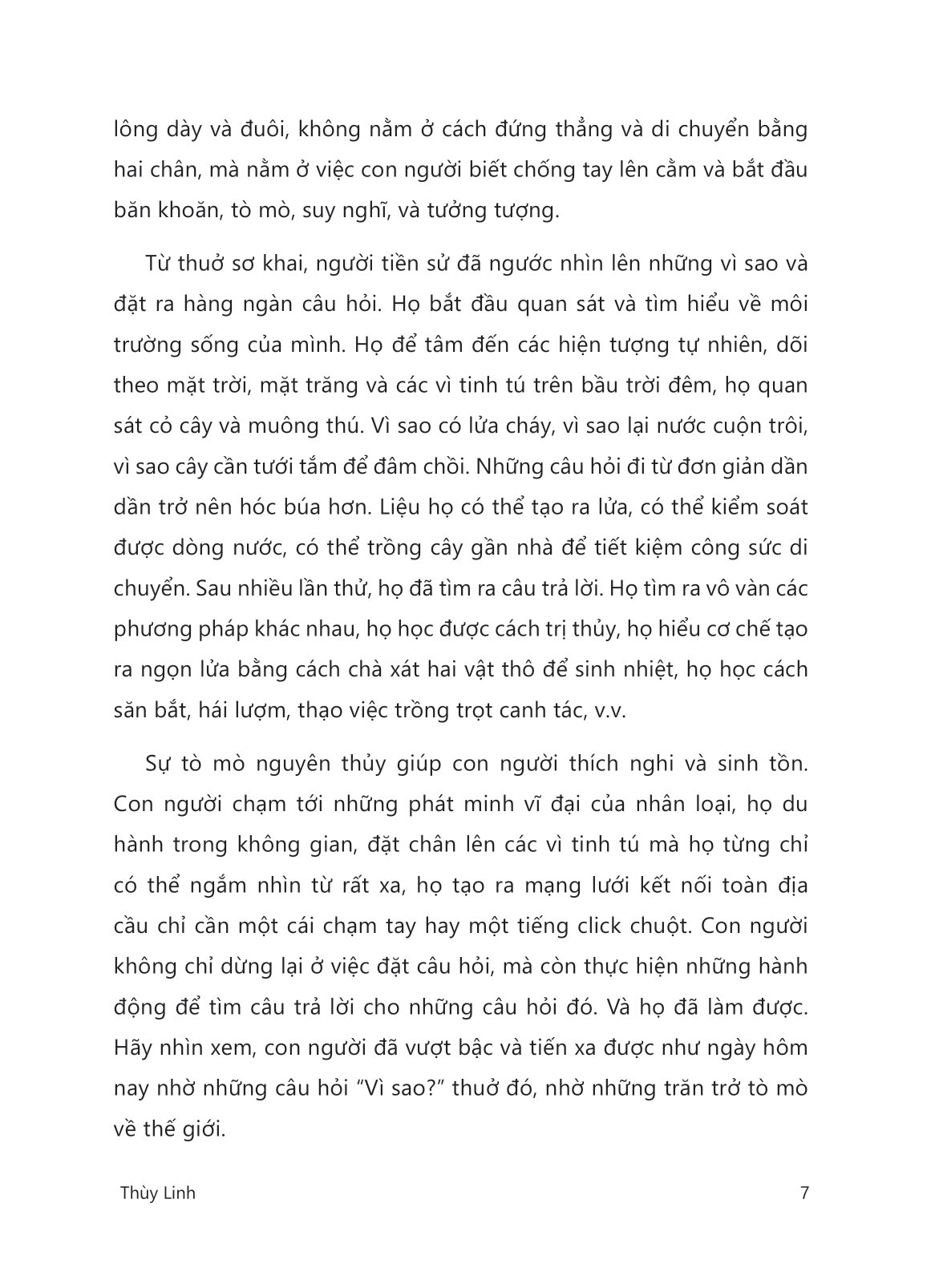 vì sao thế nhỉ? - một đứa trẻ đang tìm đường về nguồn