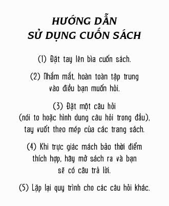 vị thần của những quyết định - the book of answers - bản bìa đen