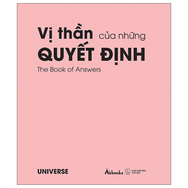 vị thần của những quyết định - the book of answers - bản bìa hồng