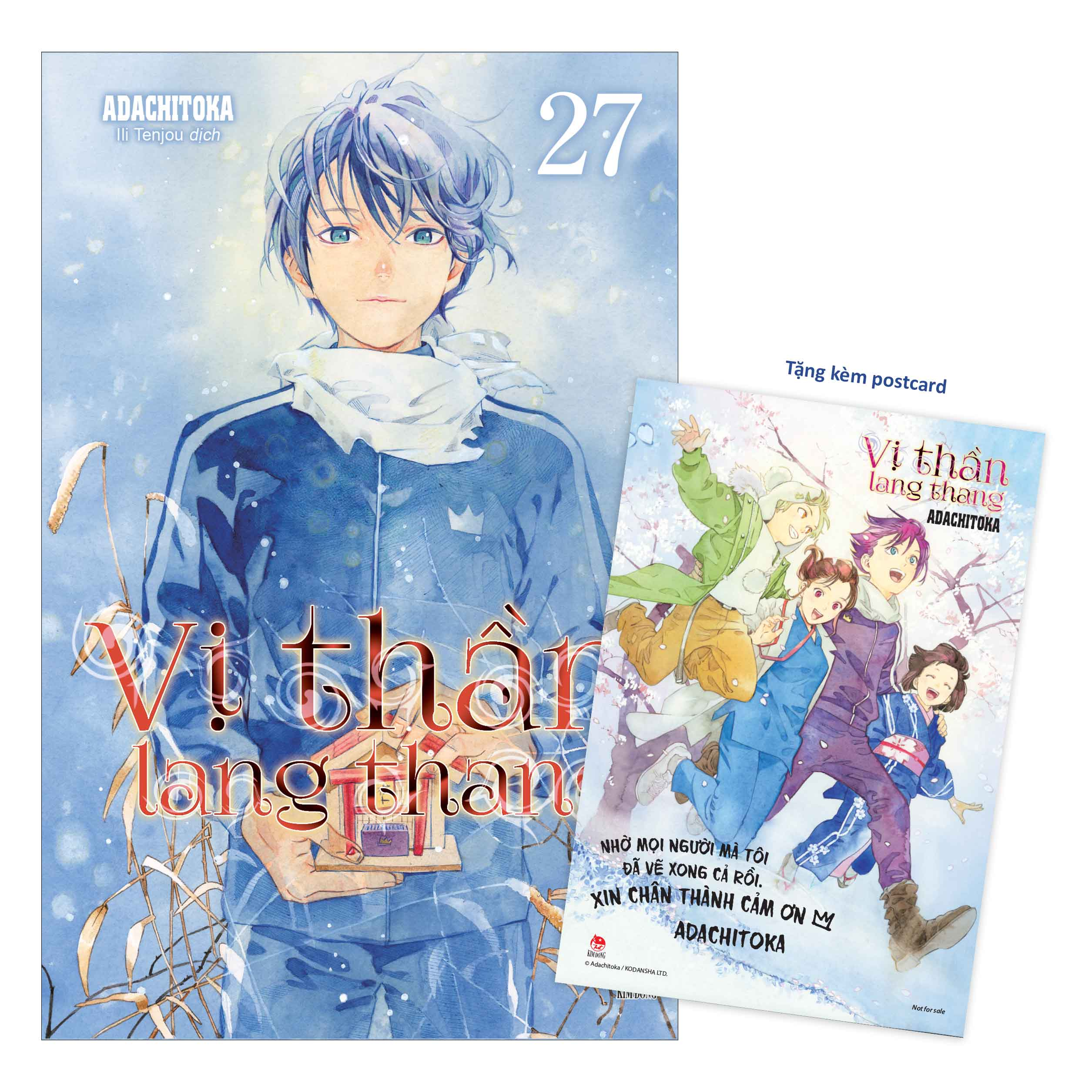 vị thần lang thang - tập 27 - tặng kèm postcard