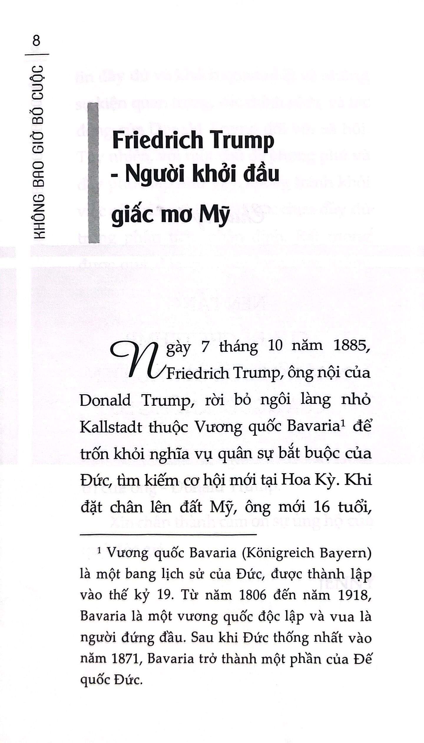 vị tổng thống gây tranh cãi lịch sử hoa kỳ - donald trump - không bao giờ bỏ cuộc