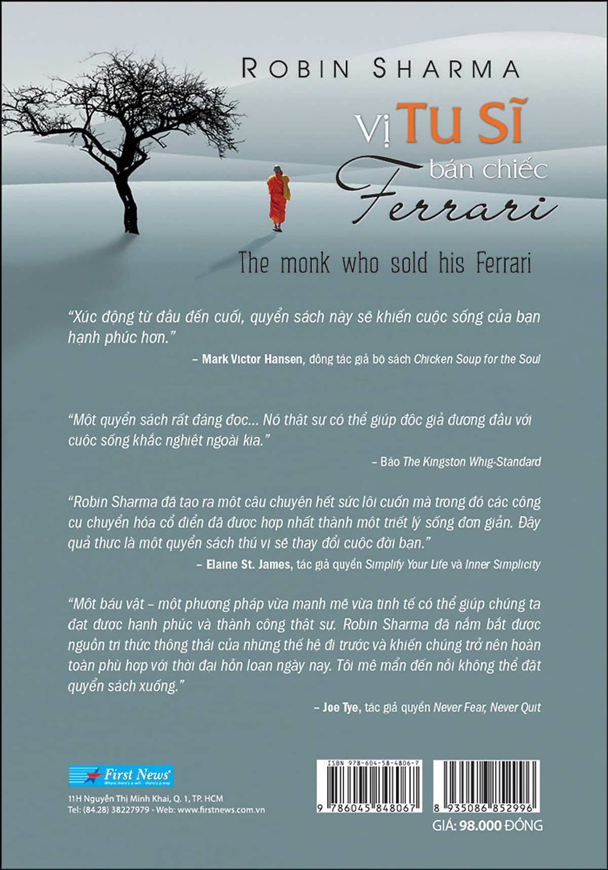vị tu sĩ bán chiếc ferrari (tái bản từ cuốn tìm về sức mạnh vô biên) - tái bản 2020
