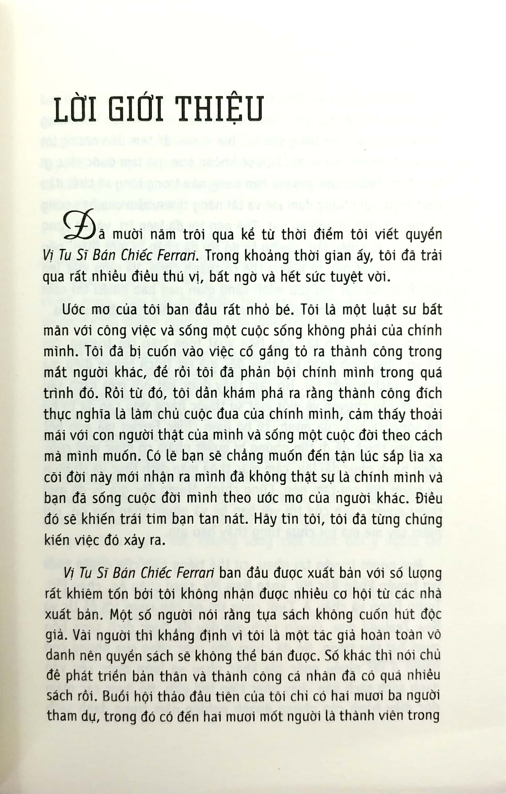 vị tu sĩ bán chiếc ferrari (tái bản từ cuốn tìm về sức mạnh vô biên) - tái bản 2020