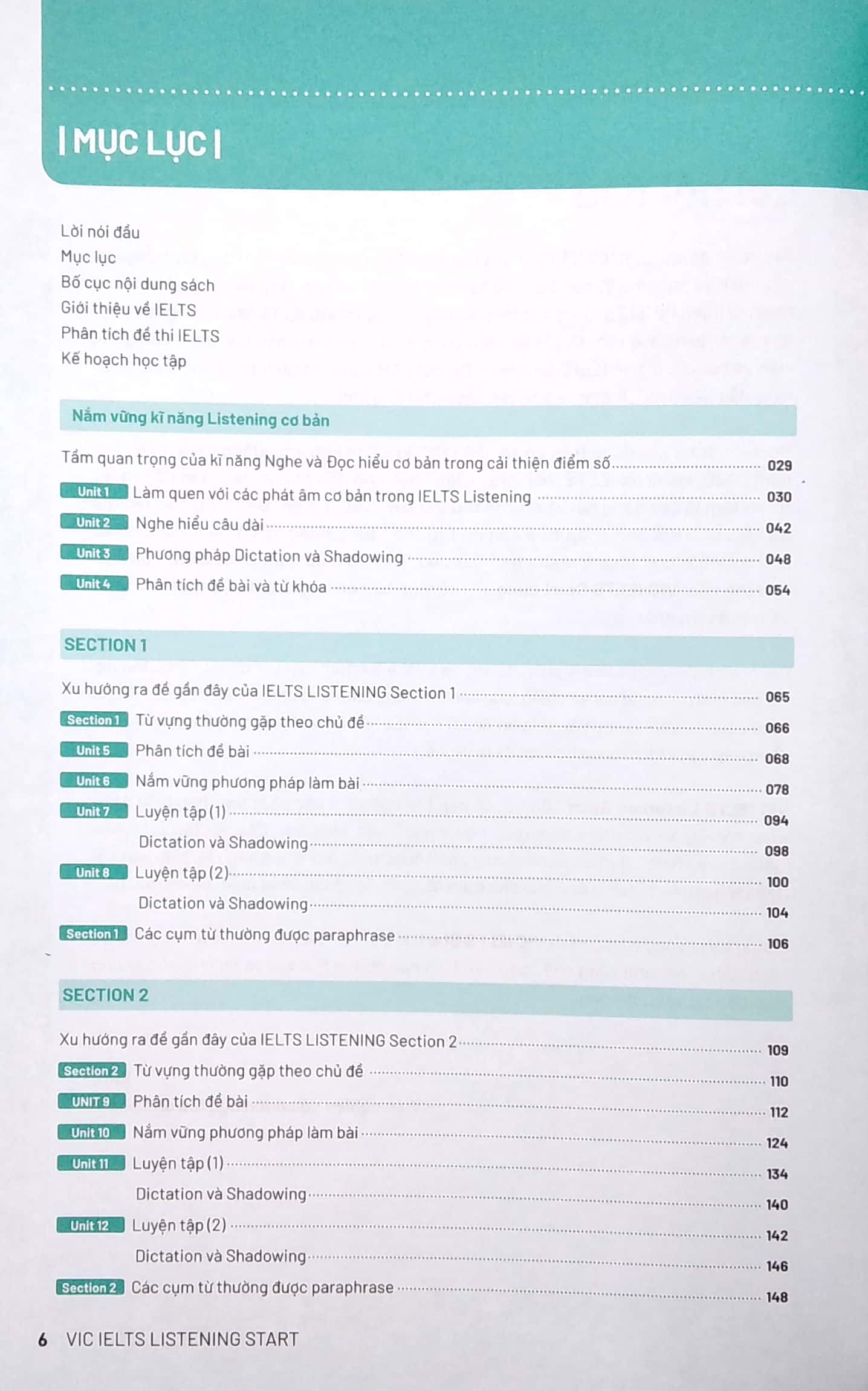 vic ielts listening start