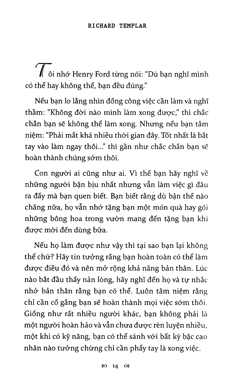 việc hôm nay chớ để ngày mai (tái bản)
