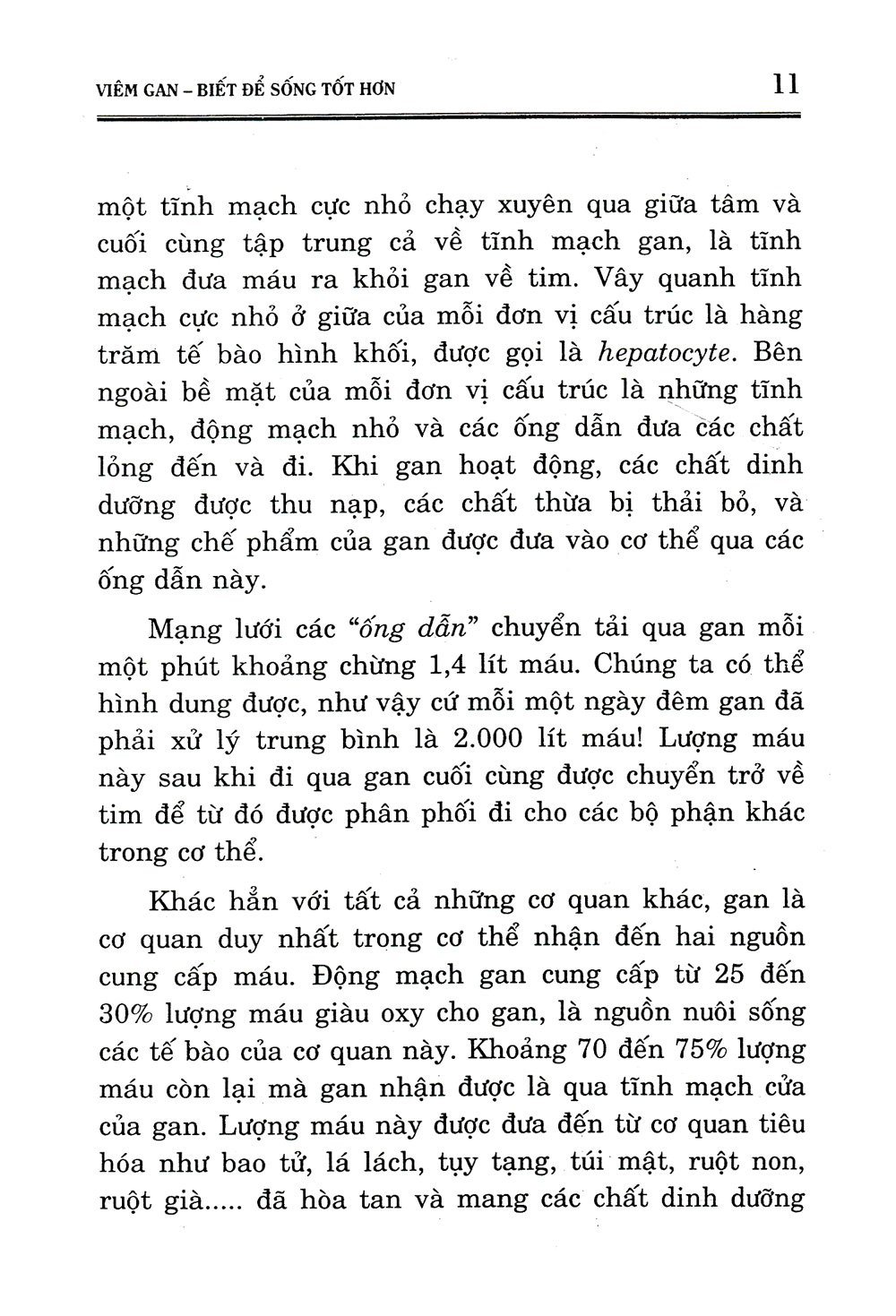 viêm gan biết để sống tốt hơn