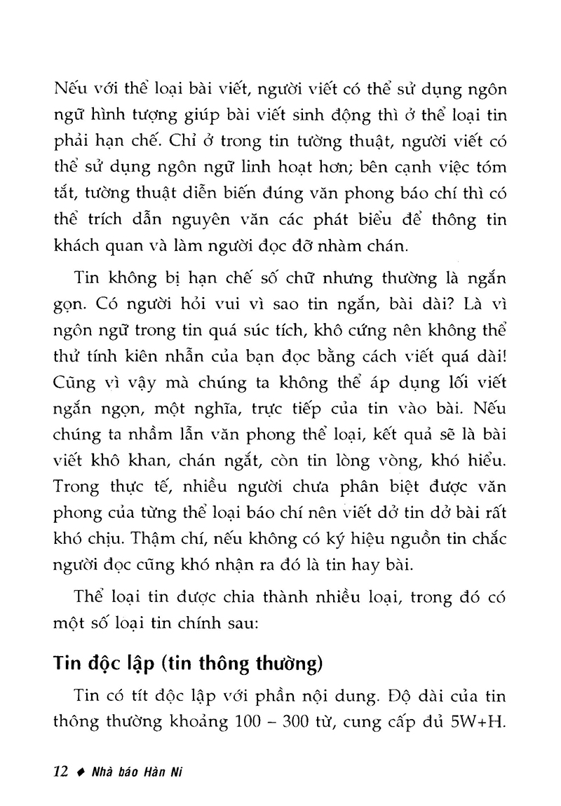 viết báo và theo đuổi sự kiện (tái bản)
