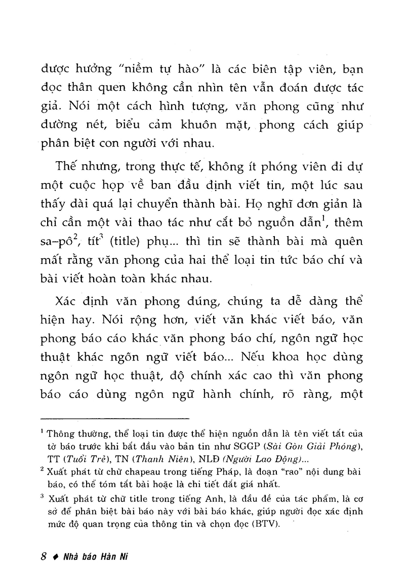 viết báo và theo đuổi sự kiện (tái bản)