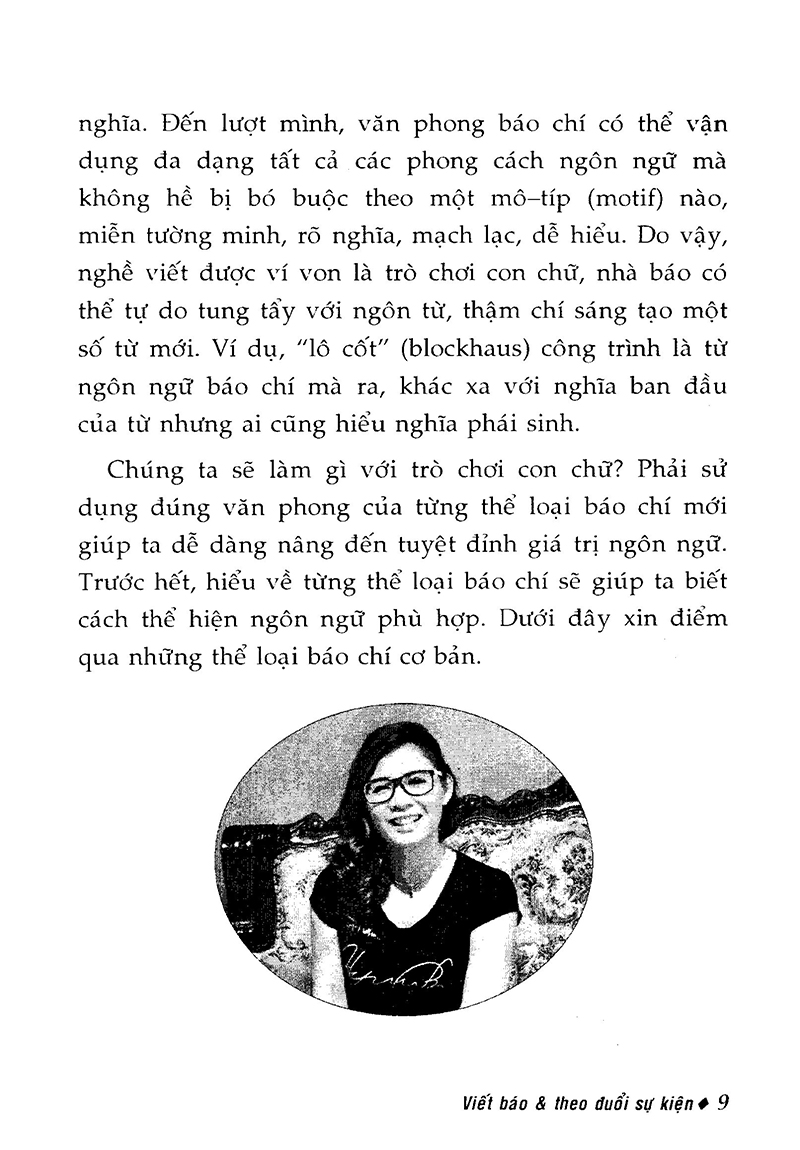 viết báo và theo đuổi sự kiện (tái bản)
