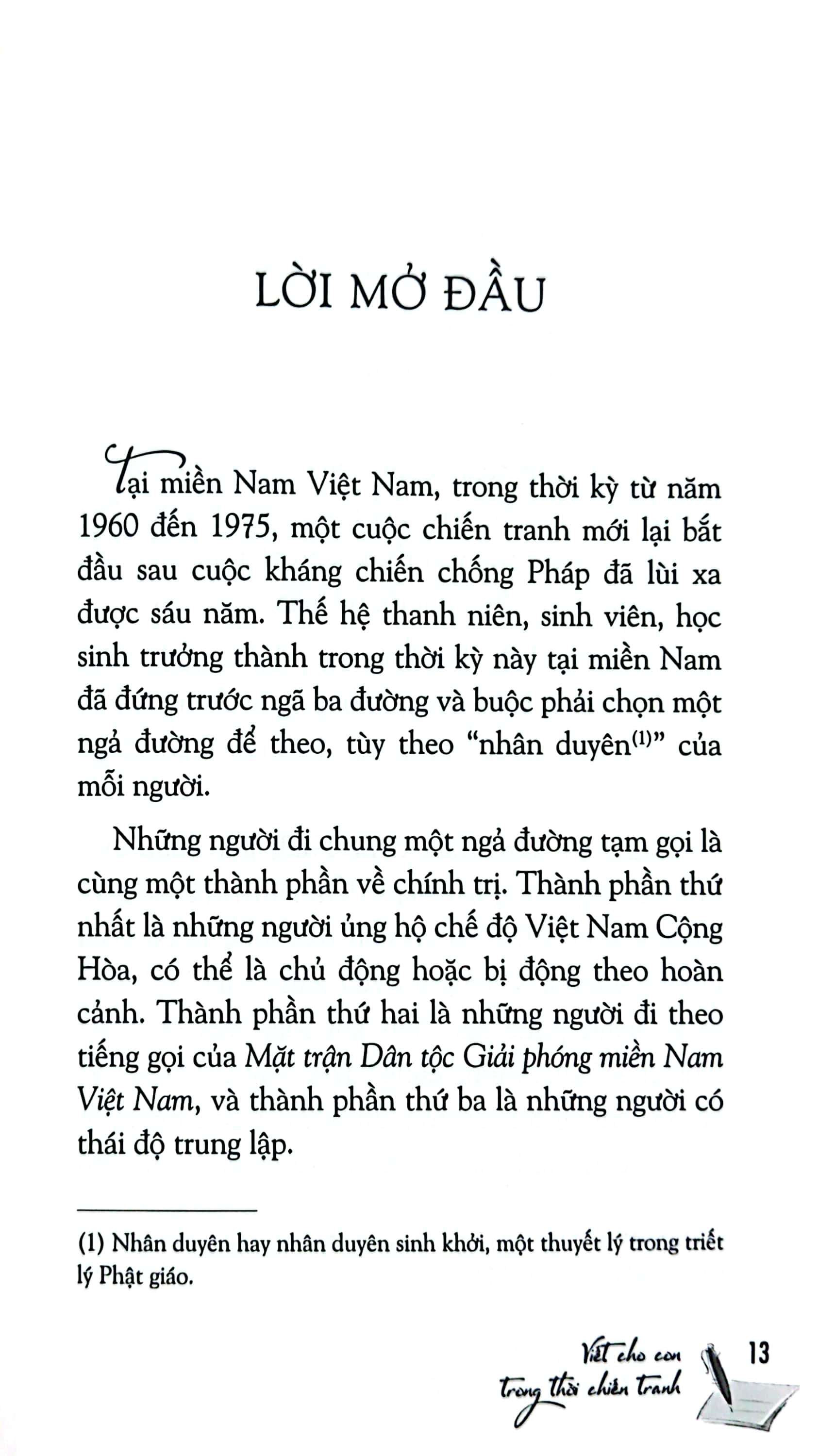 viết cho con trong thời chiến tranh