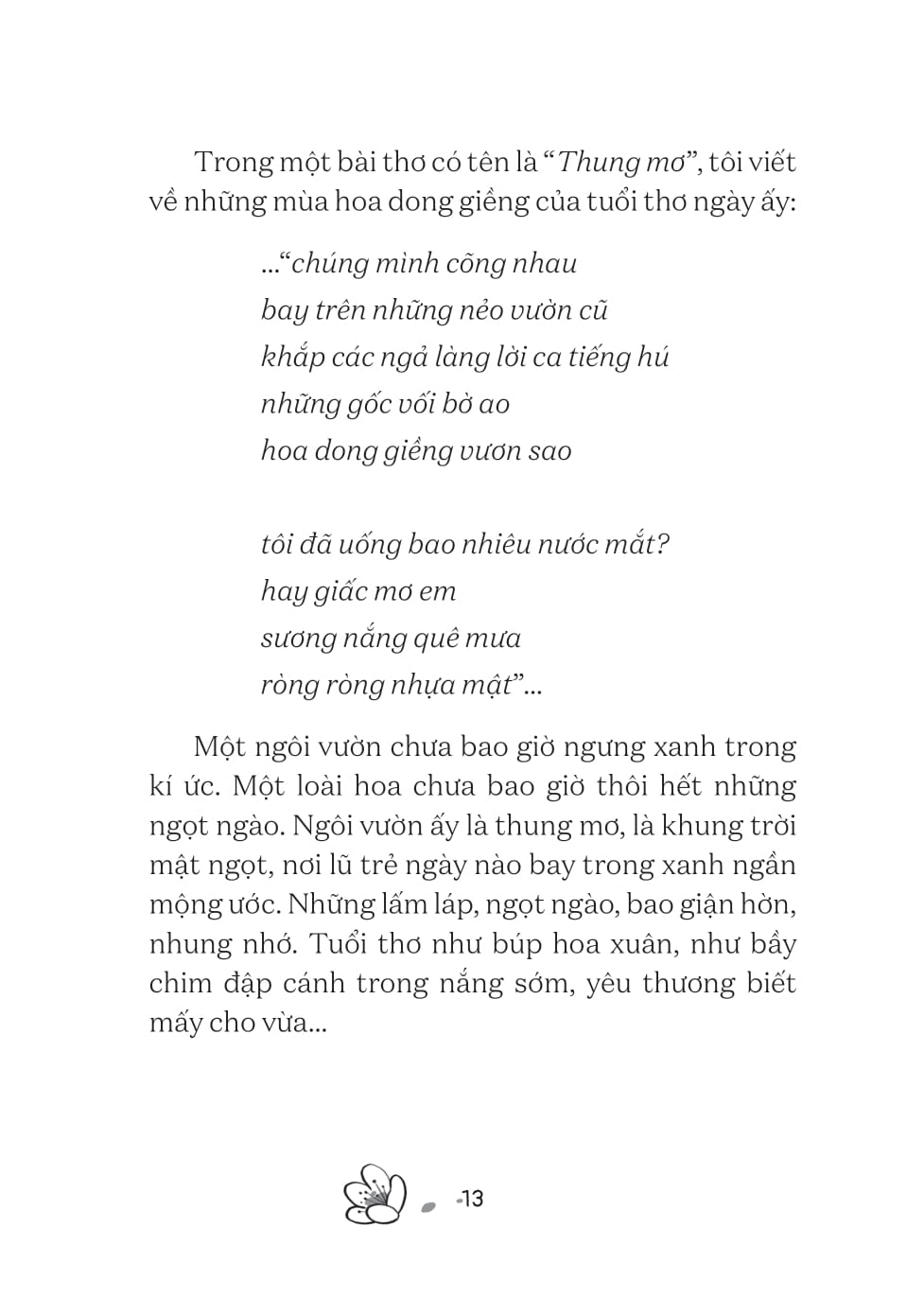 viết cho những điều bé nhỏ - những miền hương nhớ