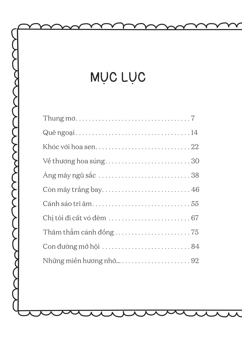 viết cho những điều bé nhỏ - những miền hương nhớ