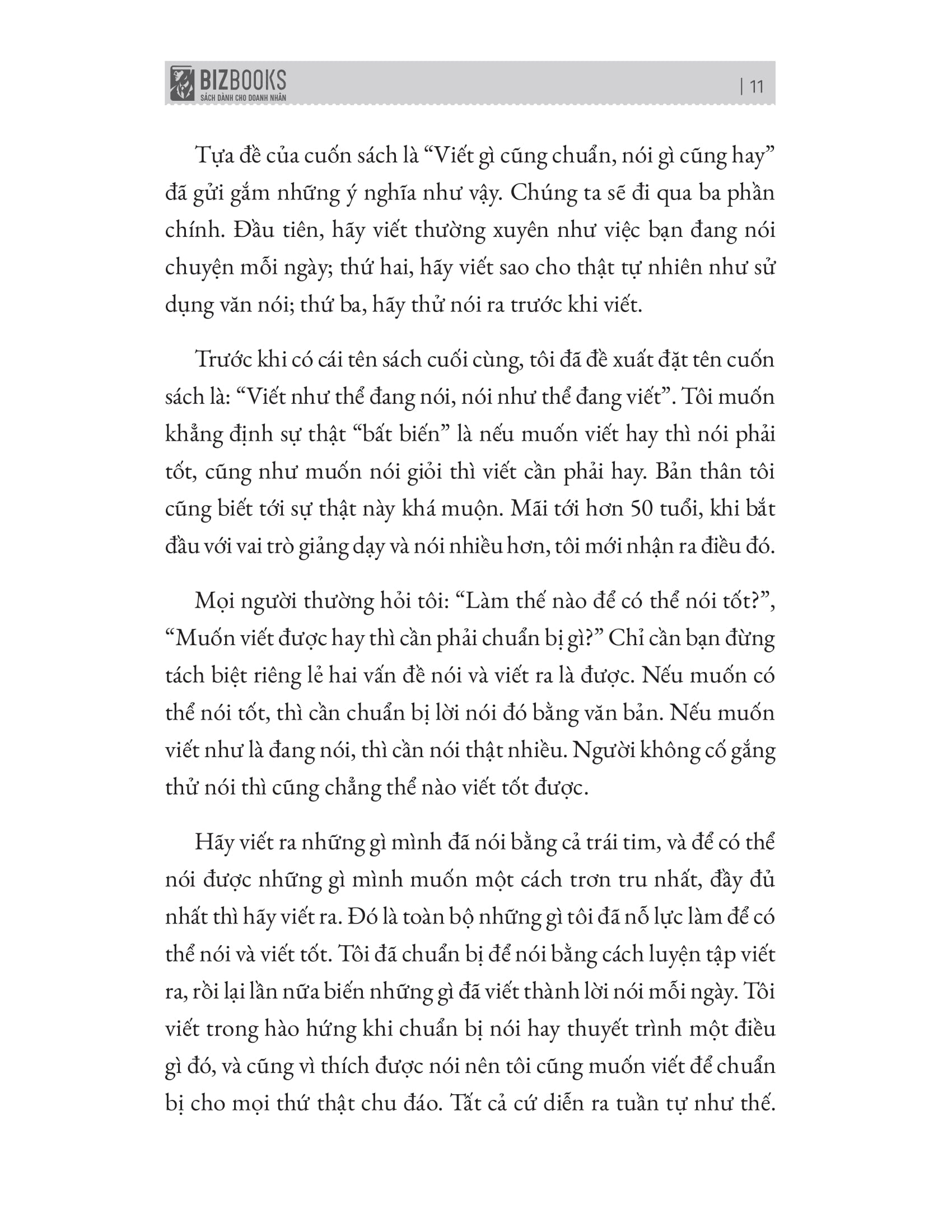 viết gì cũng chuẩn, nói gì cũng hay