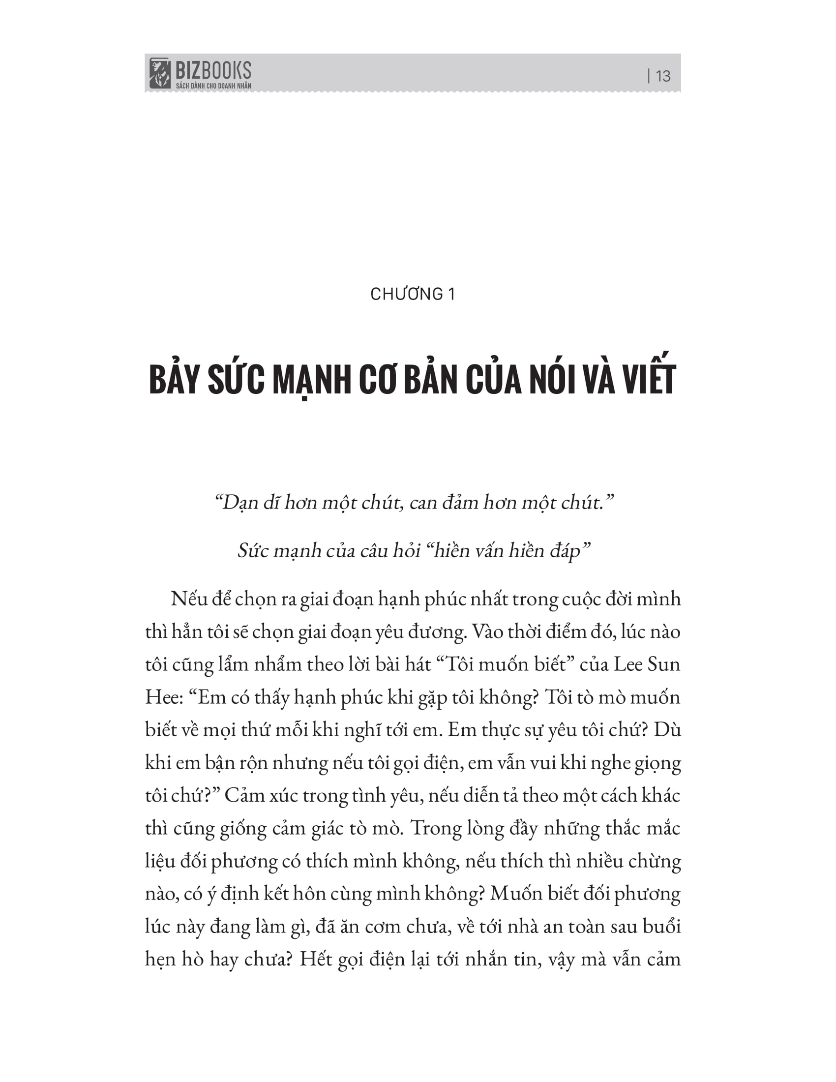 viết gì cũng chuẩn, nói gì cũng hay