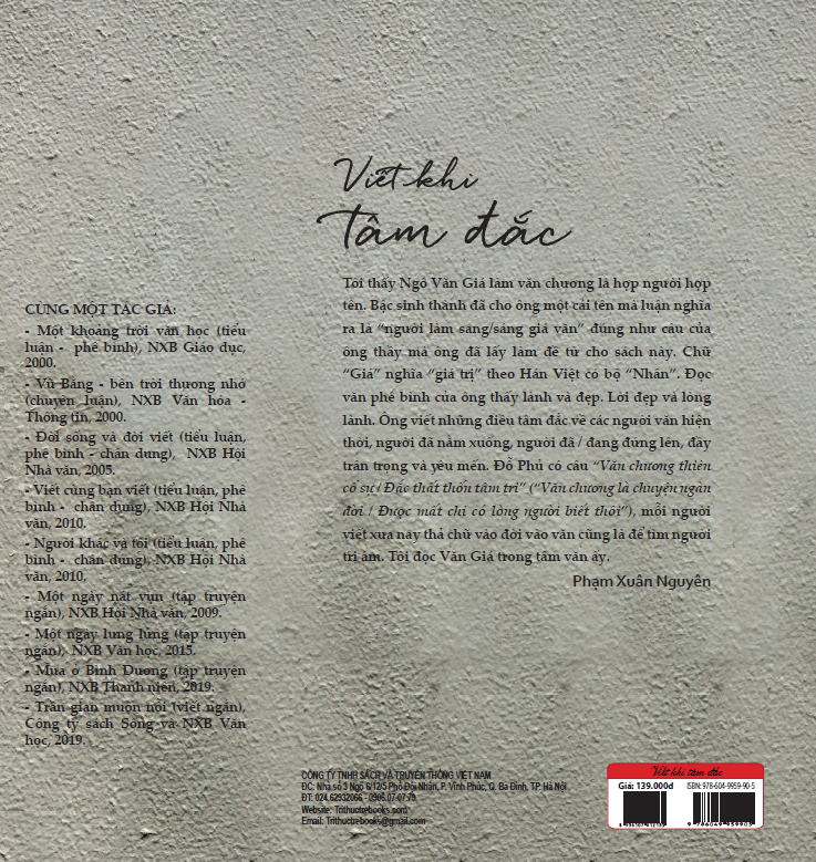 viết khi tâm đắc