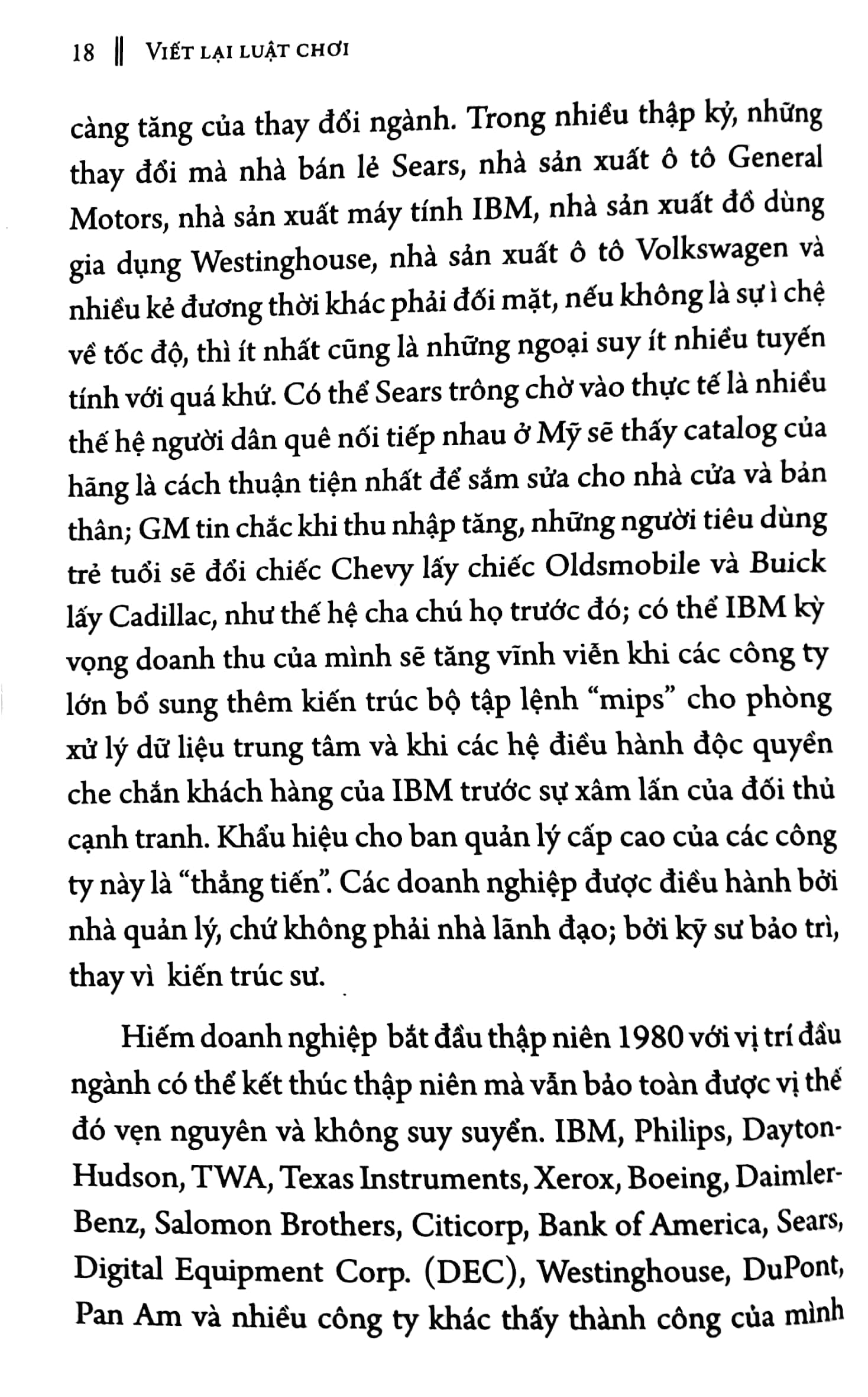 viết lại luật chơi