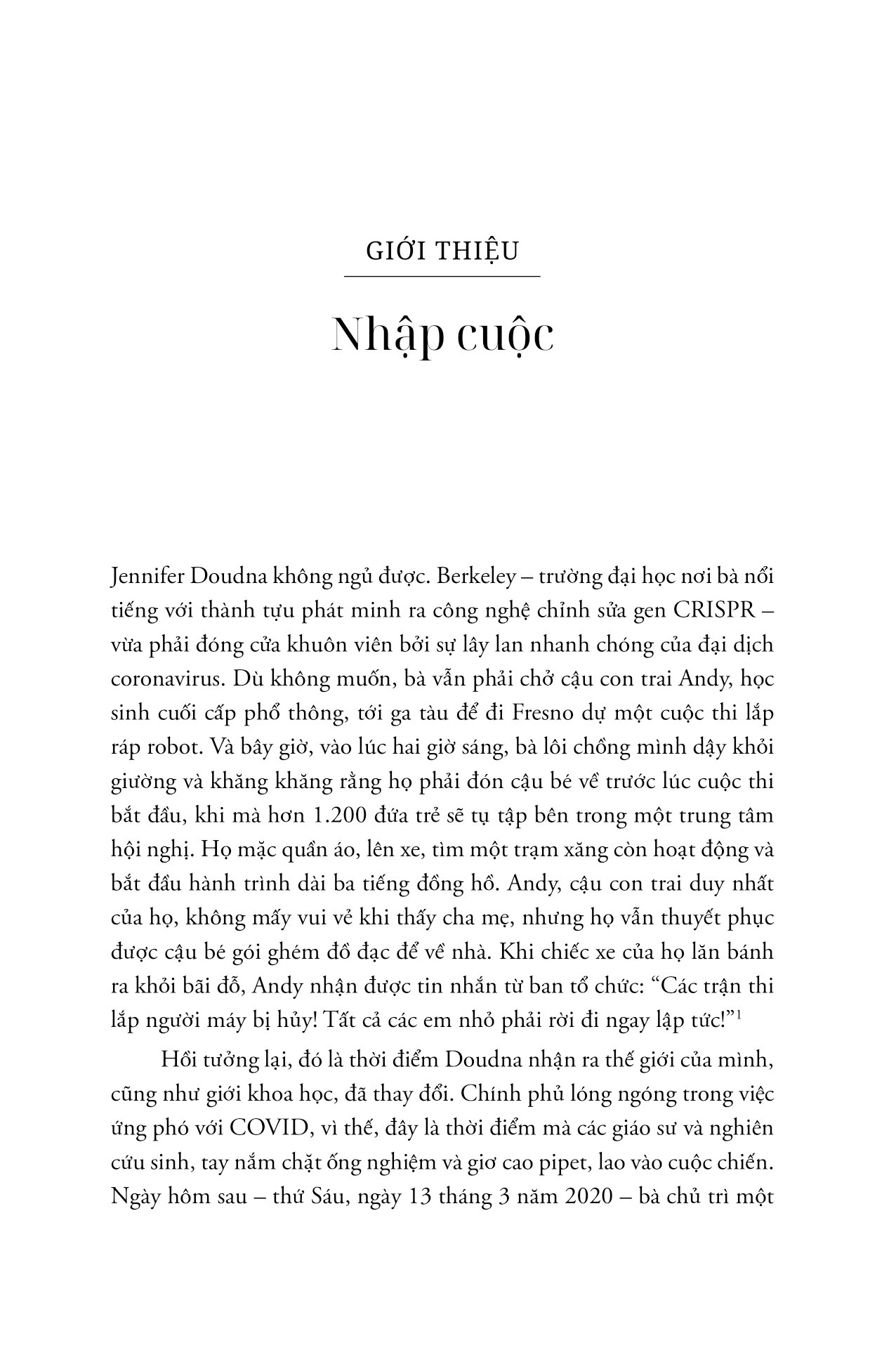 viết lại mã sự sống