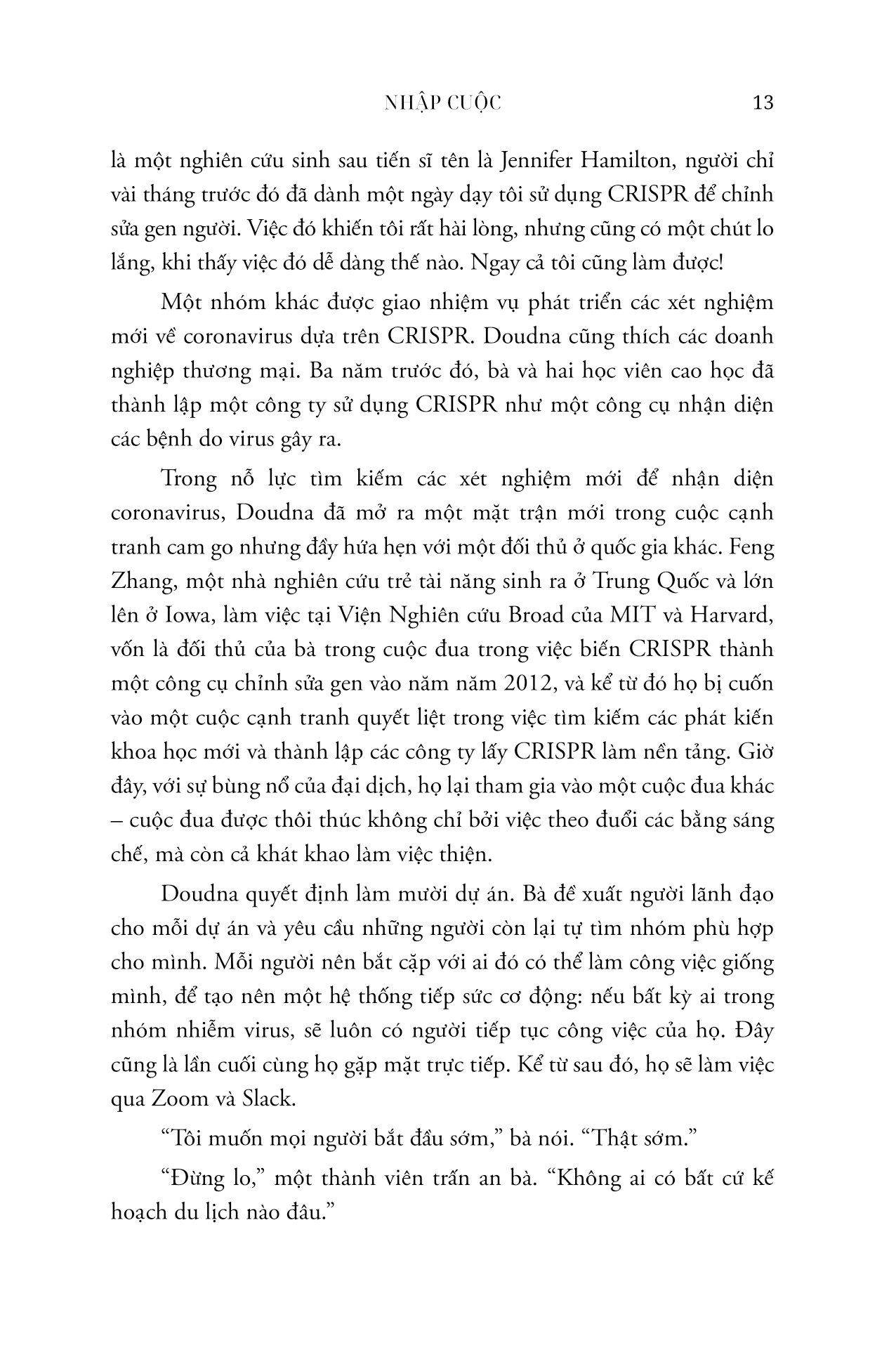 viết lại mã sự sống