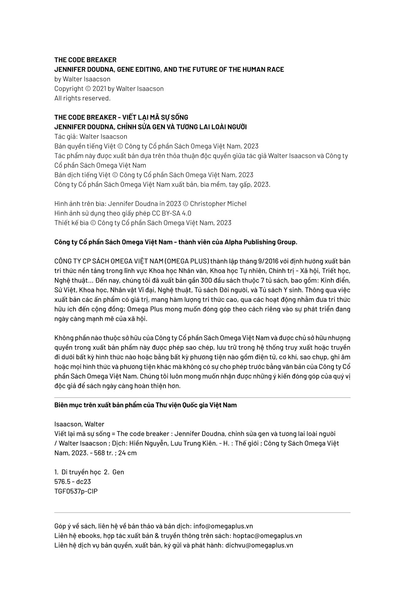 viết lại mã sự sống