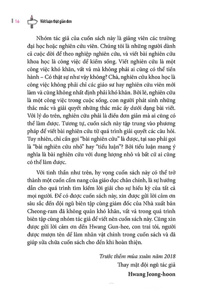 viết luận thật giản đơn