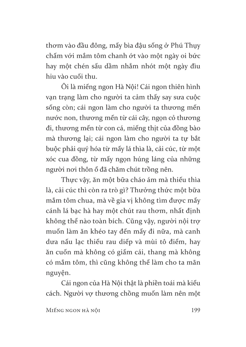 việt nam danh tác - miếng ngon hà nội