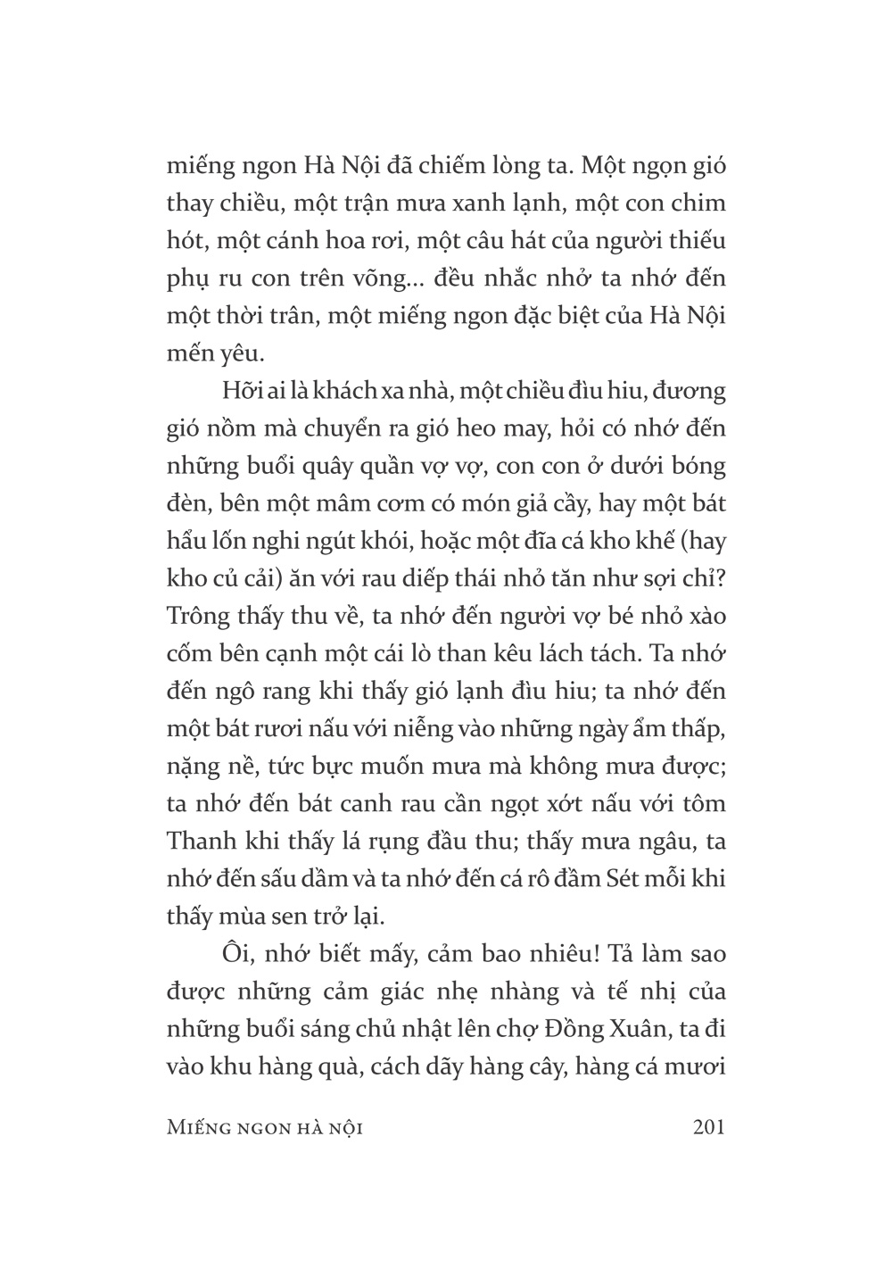 việt nam danh tác - miếng ngon hà nội