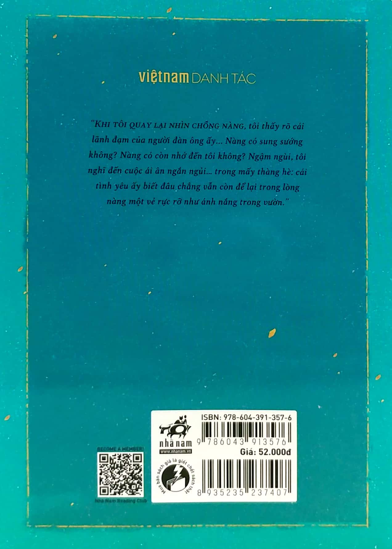 việt nam danh tác - nắng trong vườn (tái bản 2023)