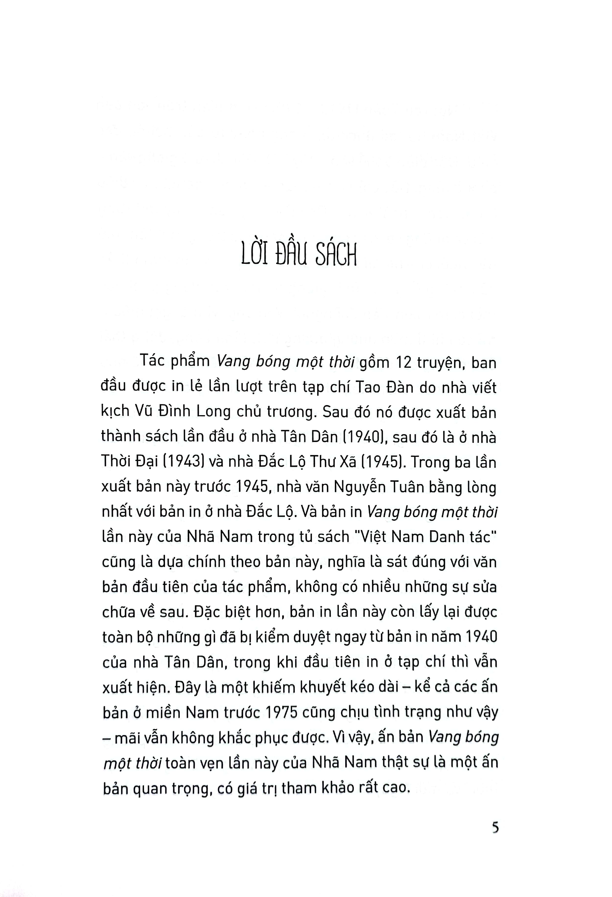 việt nam danh tác - vang bóng một thời (tái bản)