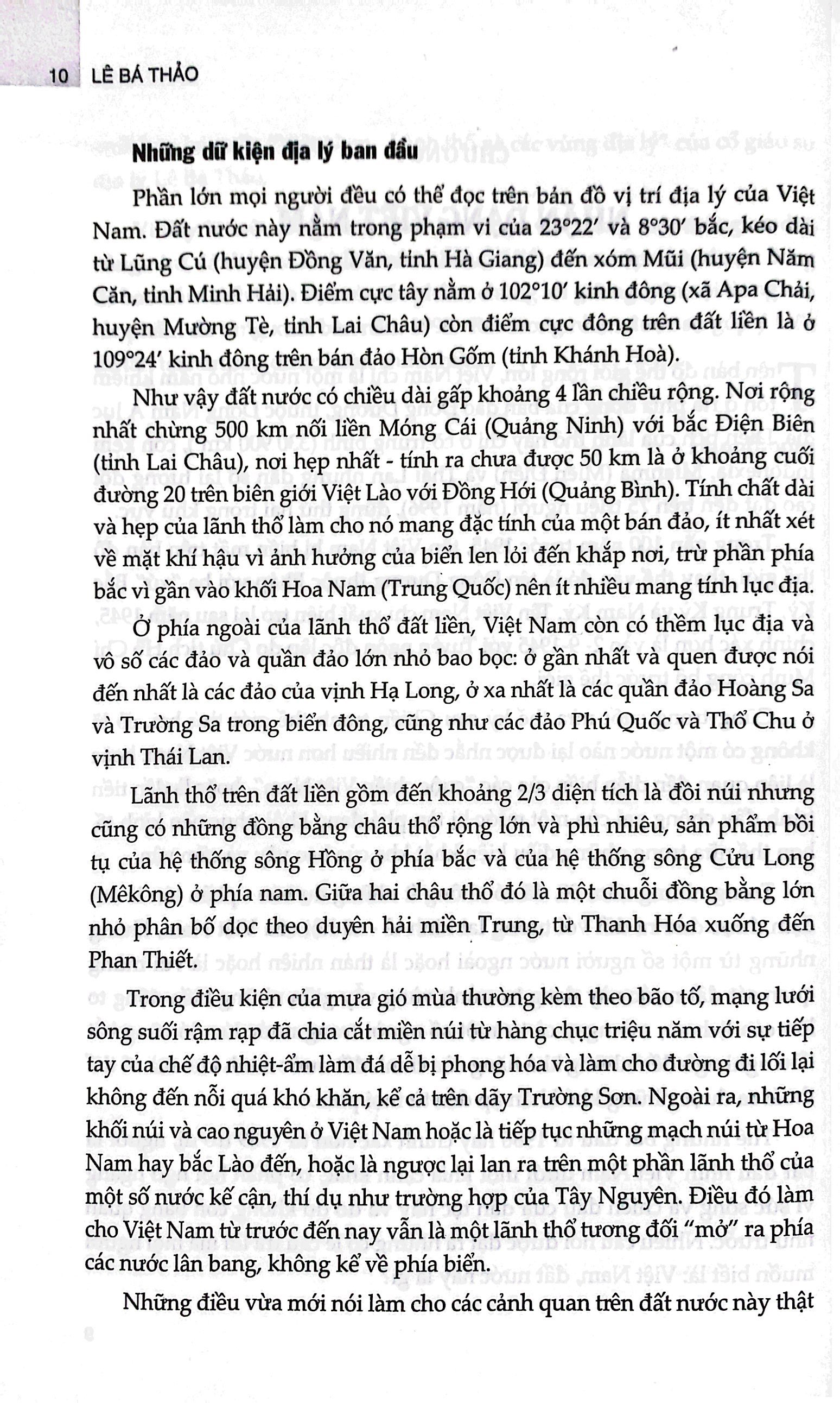 việt nam - lãnh thổ và các vùng địa lý